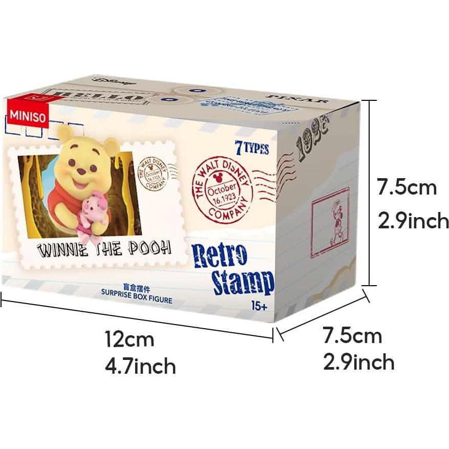 Caja Sorpresa MINISO Disney Retro - Figura Coleccionable 9x9 cm