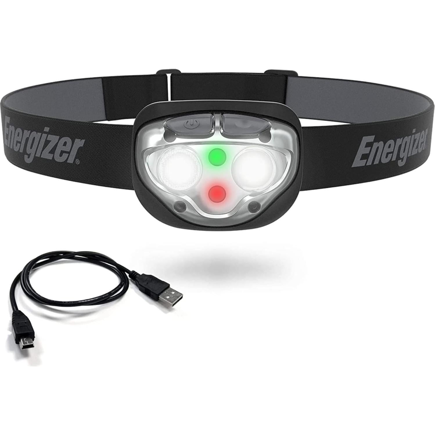 Linterna Frontal Recargable LED Energizer Vision Ultra HD 400 Lúmenes