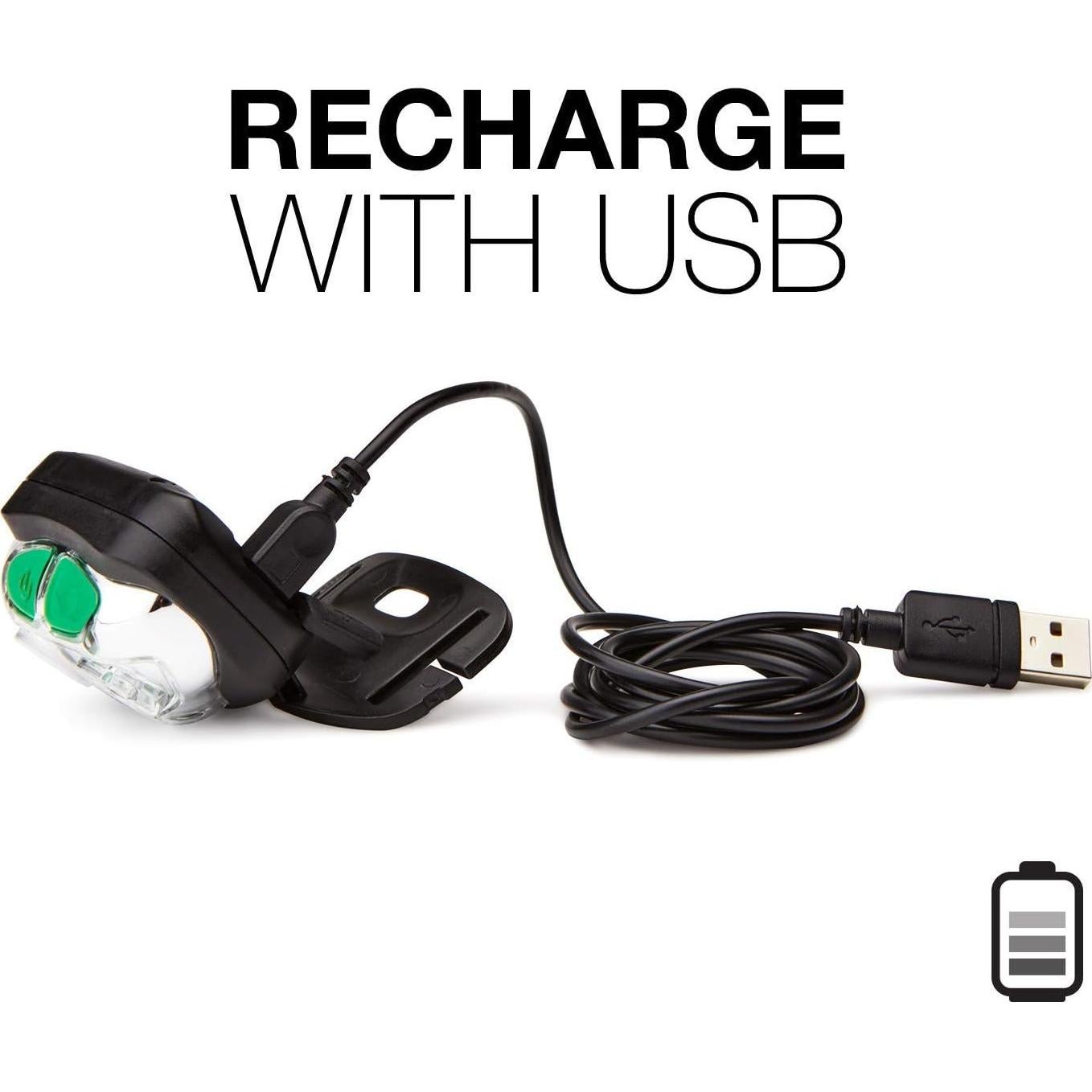 Linterna Frontal Recargable LED Energizer Vision Ultra HD 400 Lúmenes