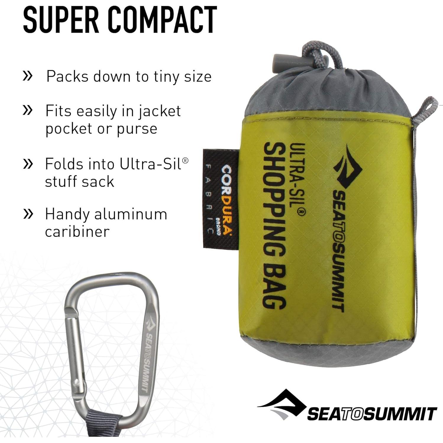 Sea to Summit Ultra-Sil Reusable Shopping Bag, Lime