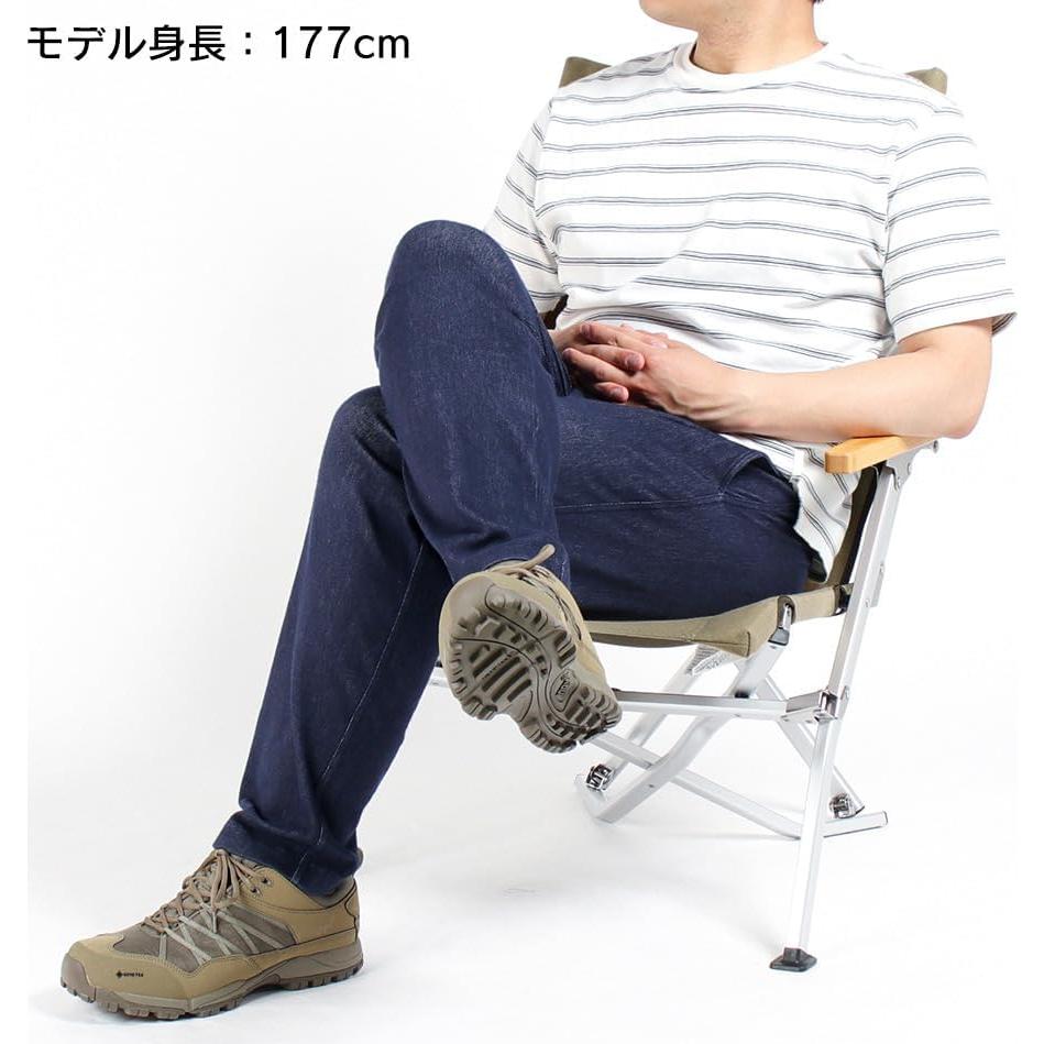 Silla de Playa Baja Snow Peak Plegable Caqui para Camping