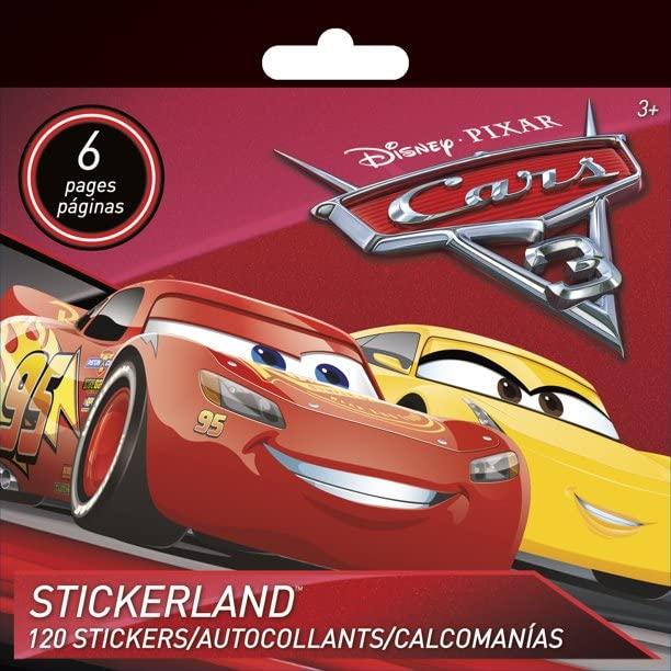 Paquete de Stickers y Tatuajes Disney Pixar Cars - 400 Stickers