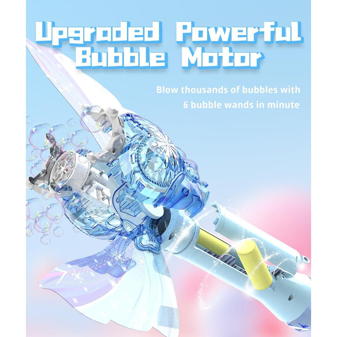 Varita de Burbujas Automática Shantou - Juguete LED para Niñas