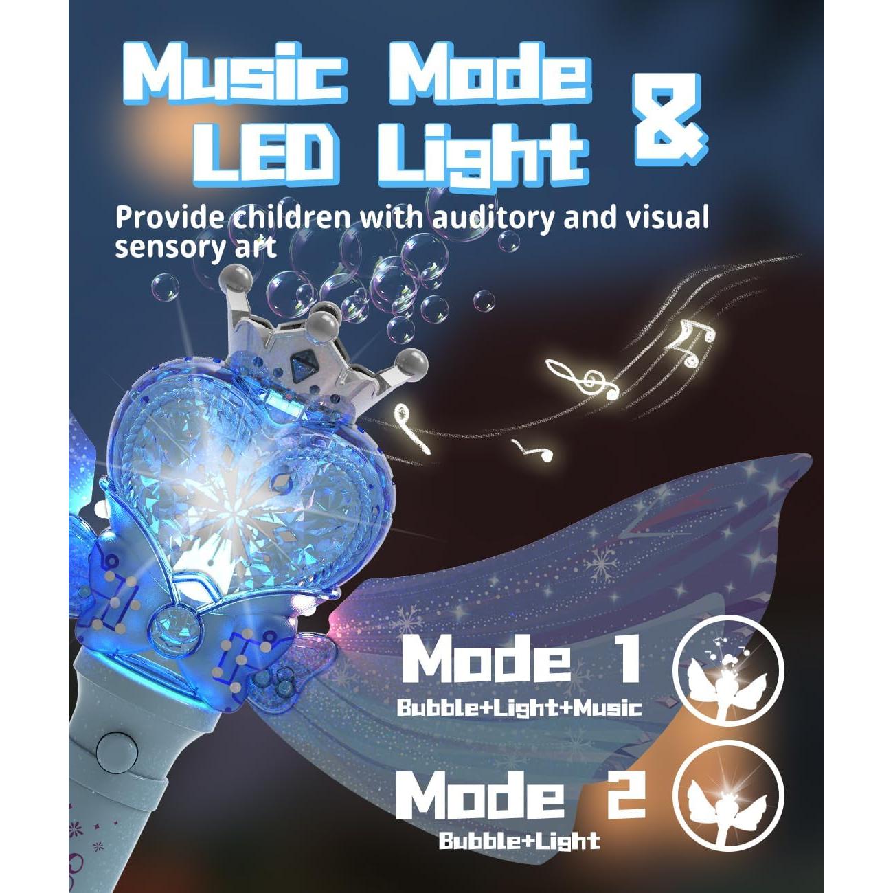 Varita de Burbujas Automática Shantou - Juguete LED para Niñas