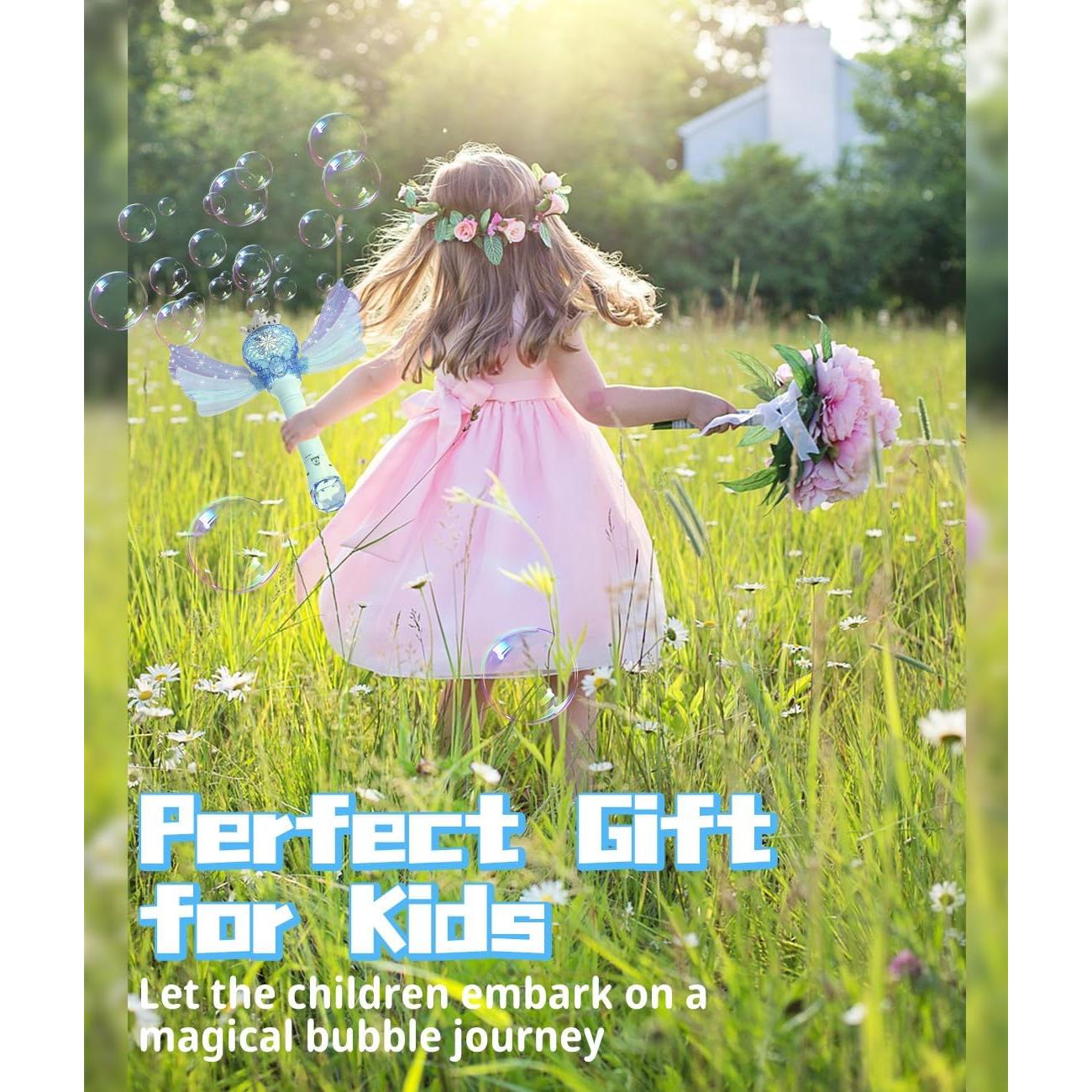 Varita de Burbujas Automática Shantou - Juguete LED para Niñas