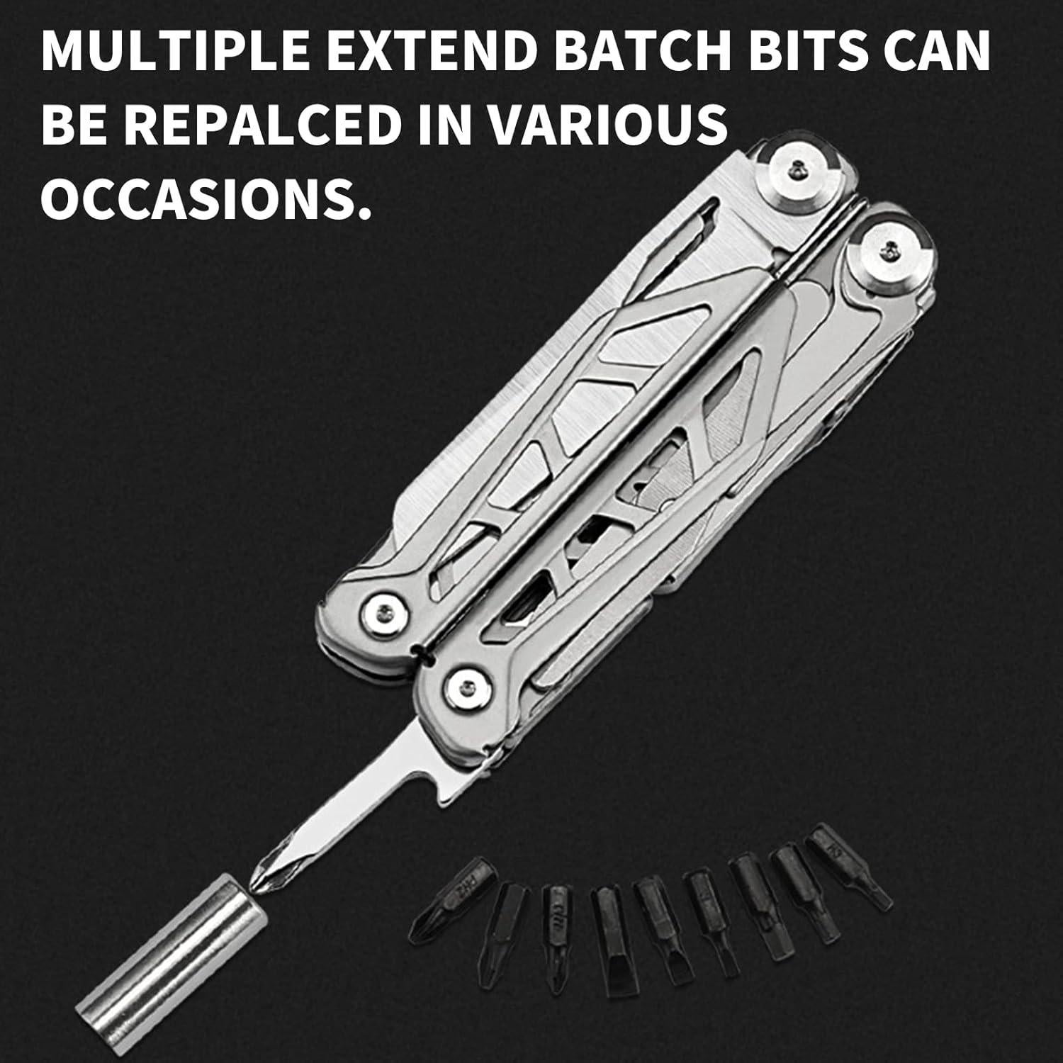 Multiherramienta NODUOBIIO 17 en 1 Acero Inoxidable 420