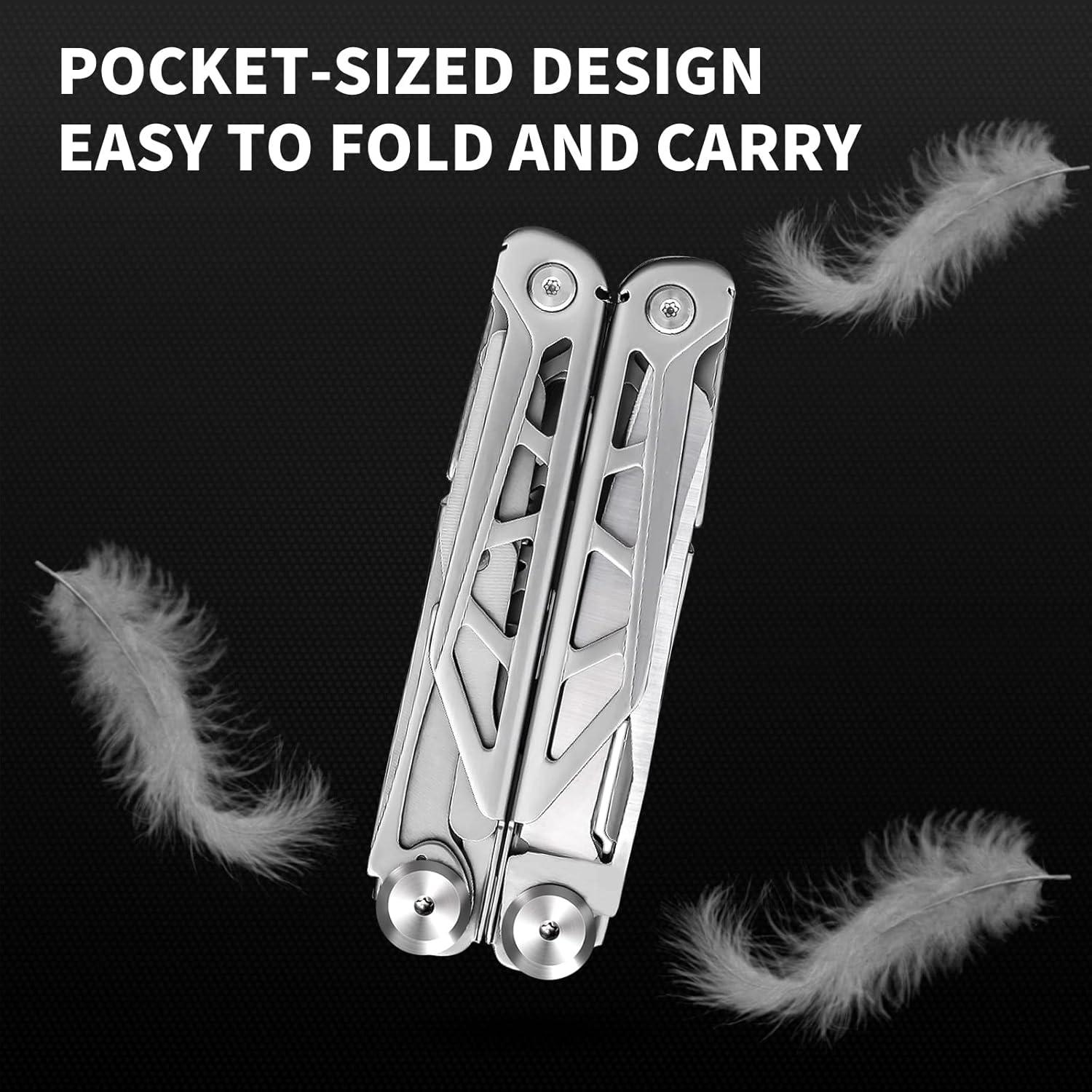 Multiherramienta NODUOBIIO 17 en 1 Acero Inoxidable 420