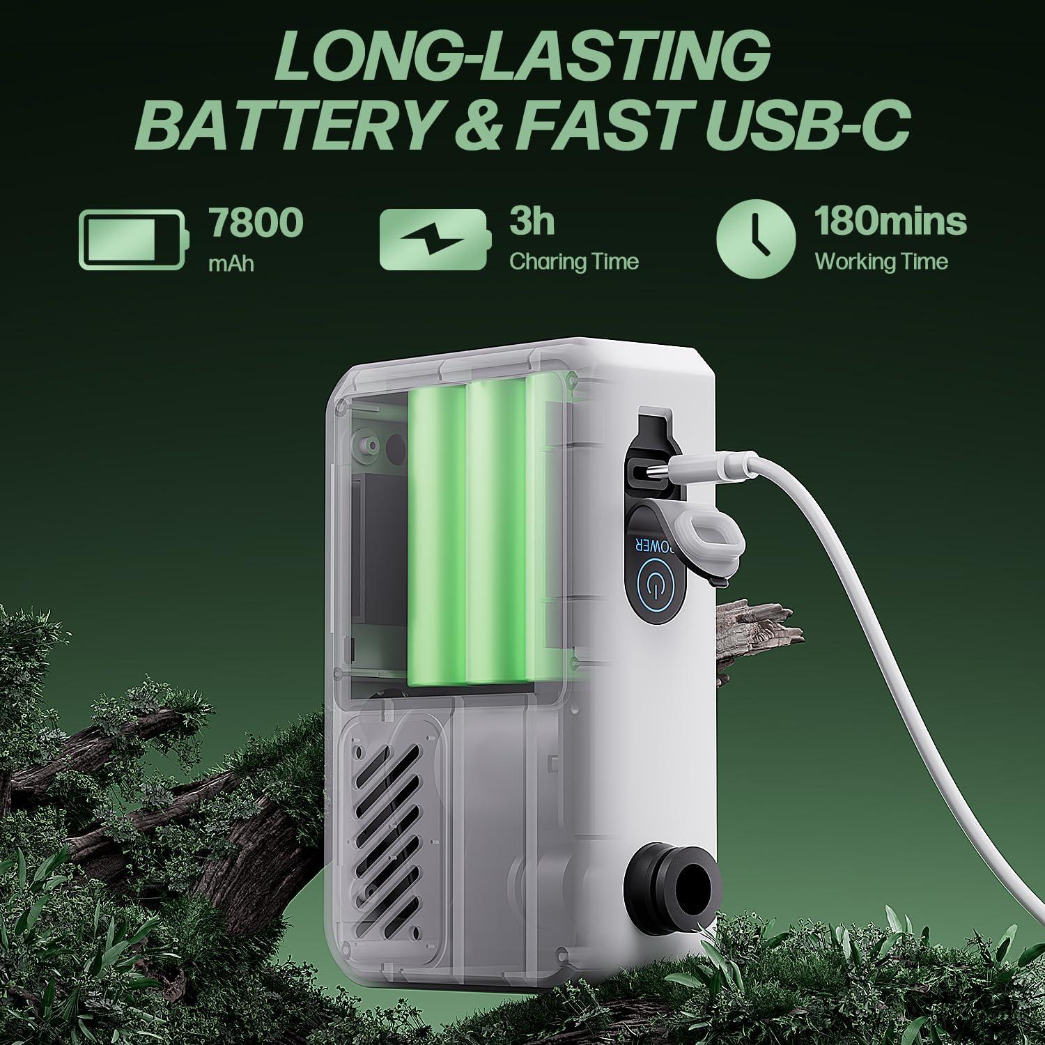 Ducha Portátil IGRL L1 10L/min Batería 7800mAh IPX8