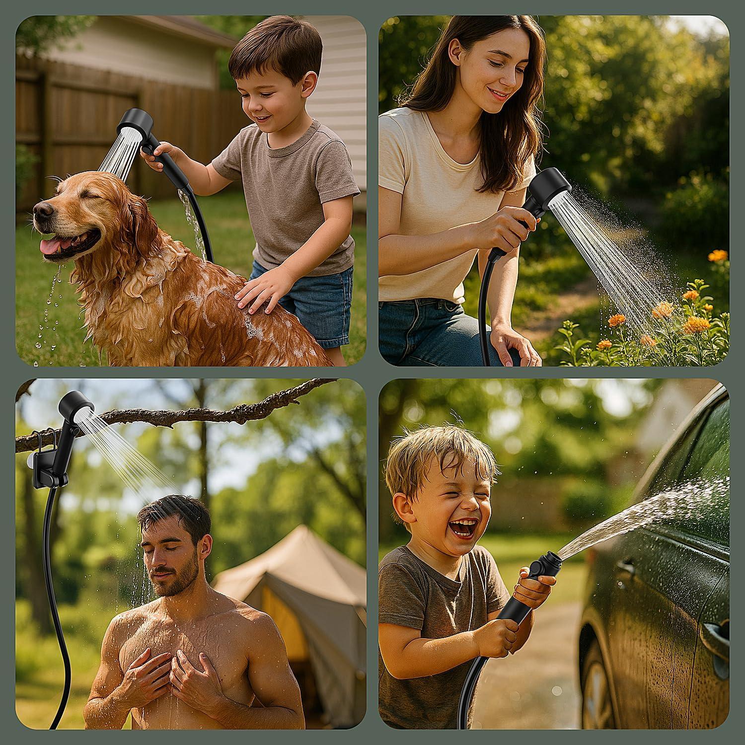 Ducha Portátil IGRL L1 10L/min Batería 7800mAh IPX8 Verde