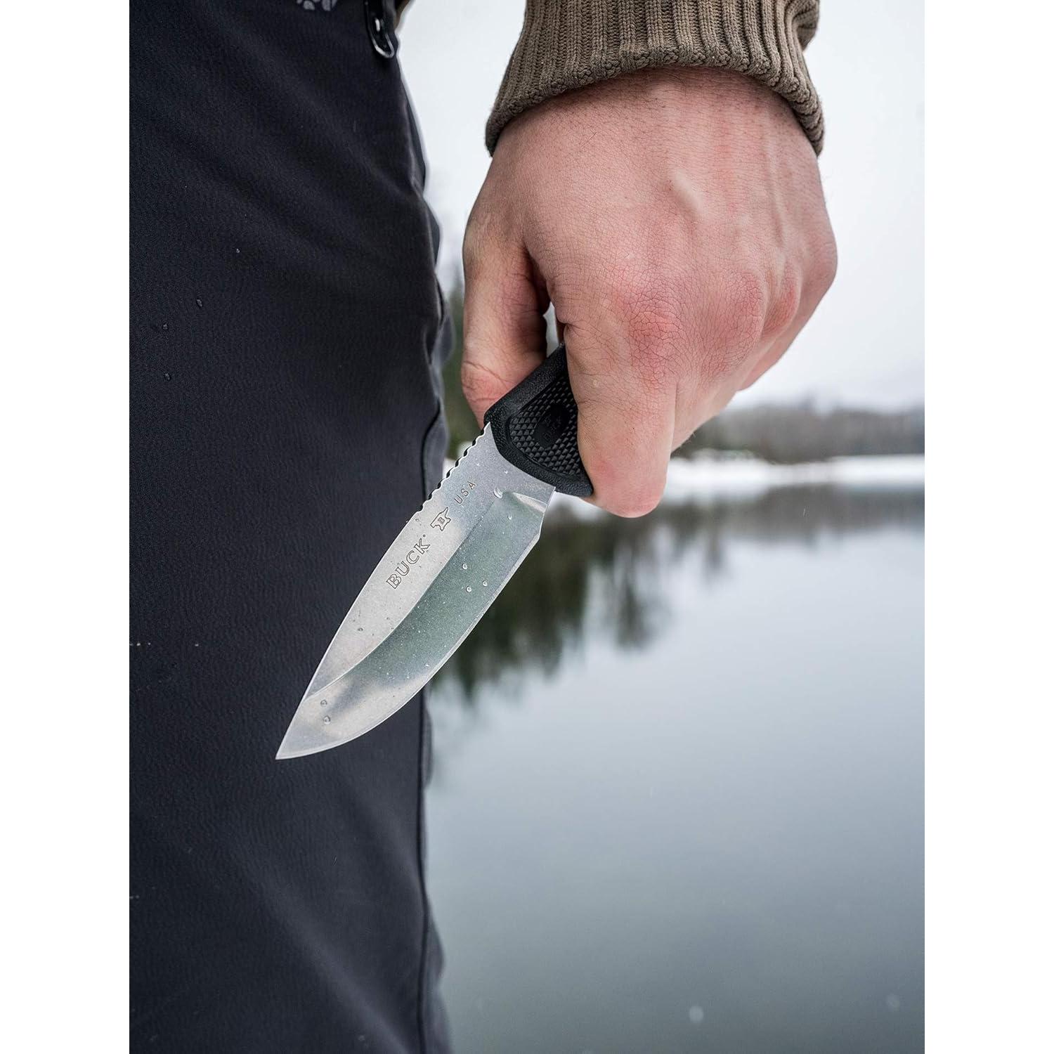 Cuchillo Fijo Bucklite Max II 684 Buck Knives 8.3 cm Negro