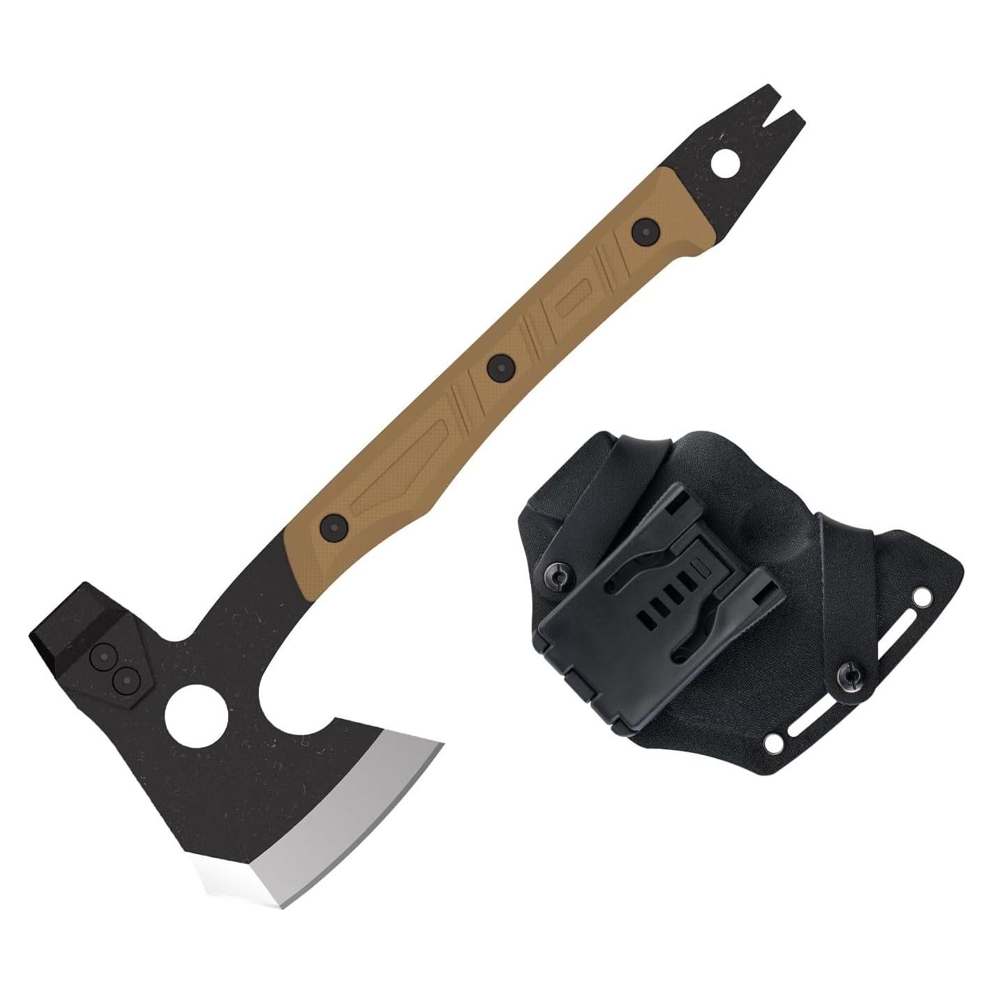 Hacha de Supervivencia OKNIFE Otacle A1 4 en 1 con Funda