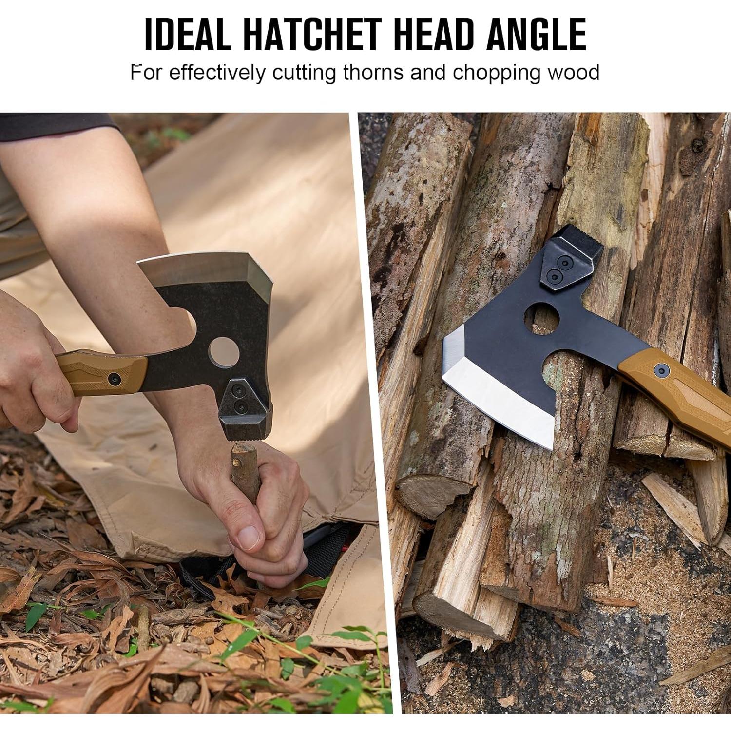 Hacha de Supervivencia OKNIFE Otacle A1 4 en 1 con Funda