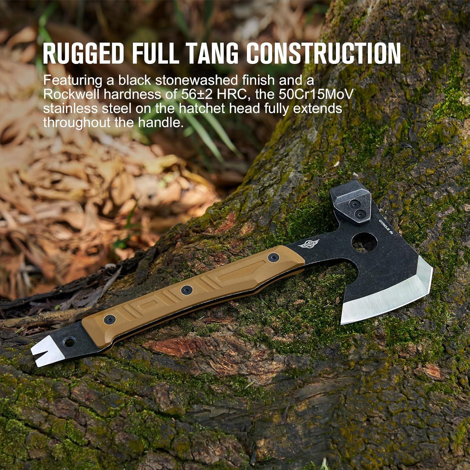 Hacha de Supervivencia OKNIFE Otacle A1 4 en 1 con Funda