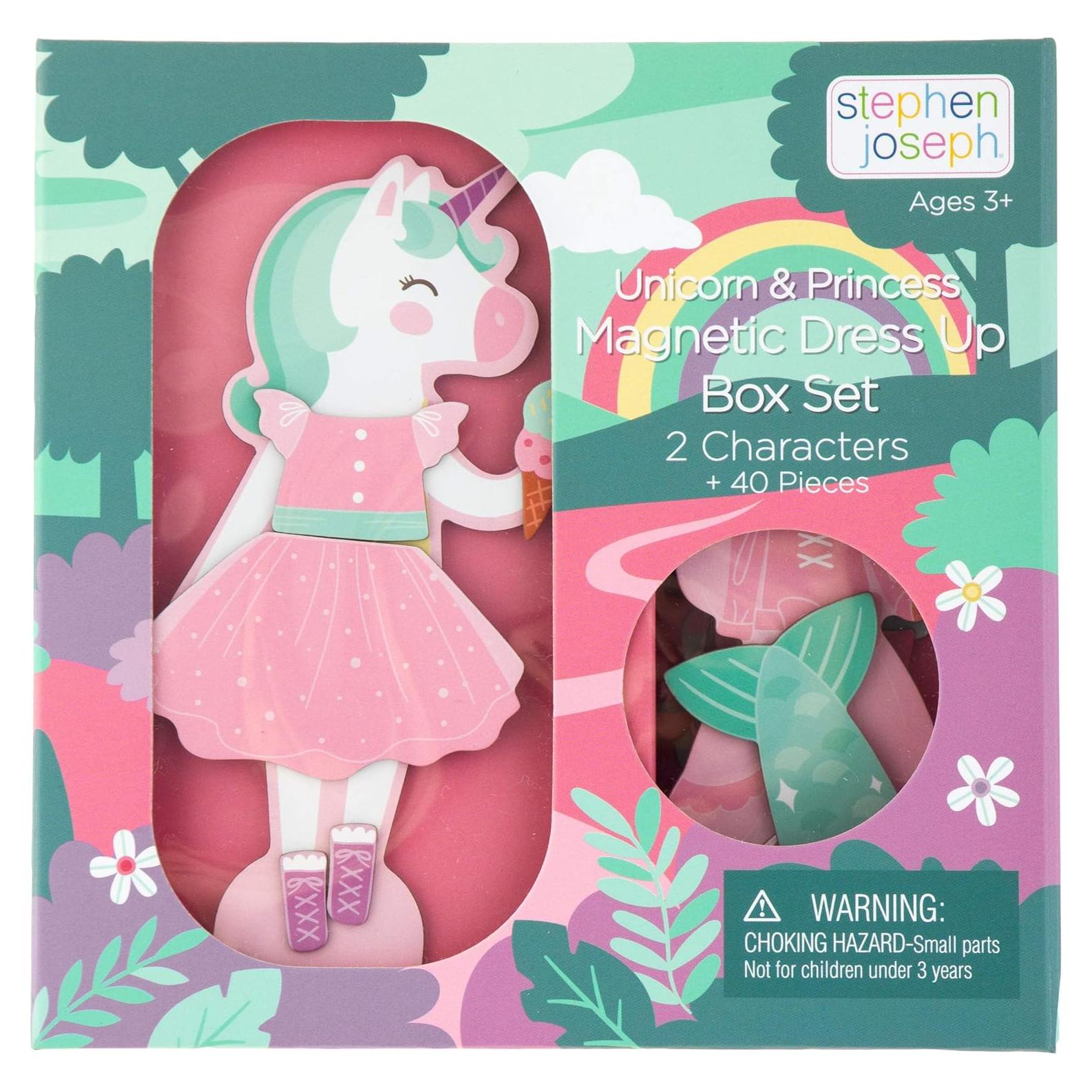 Muñecas Magnéticas para Vestir Stephen Joseph - Unicornio y Princesa