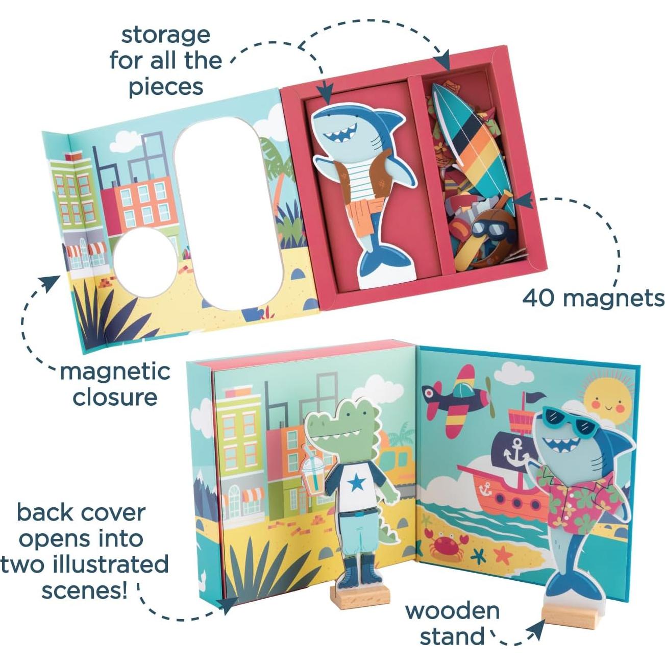 Muñecas Magnéticas para Vestir Stephen Joseph - Unicornio y Princesa