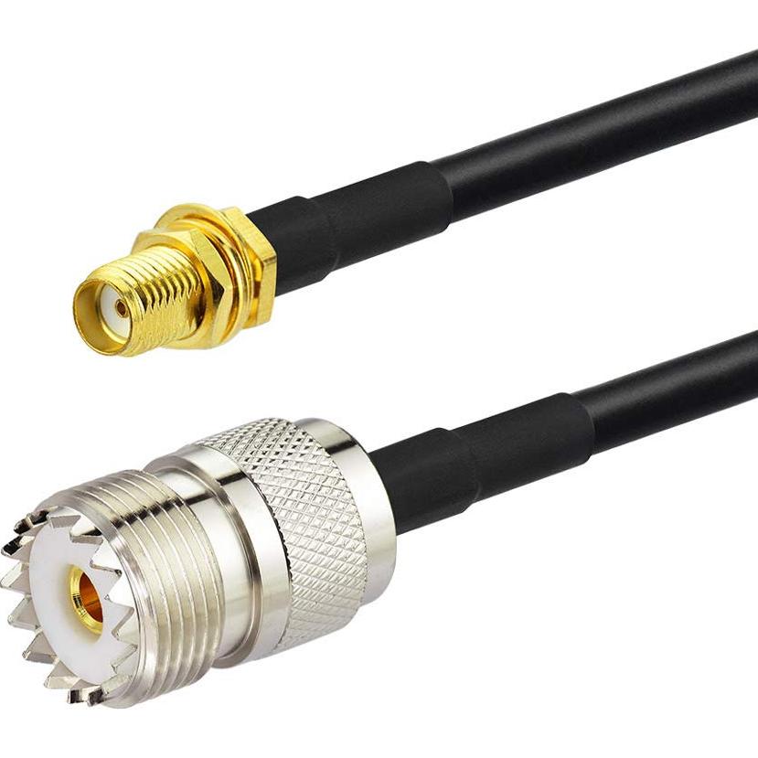 Adaptador de Antena Bingfu SMA Femenino a UHF 30cm RG58