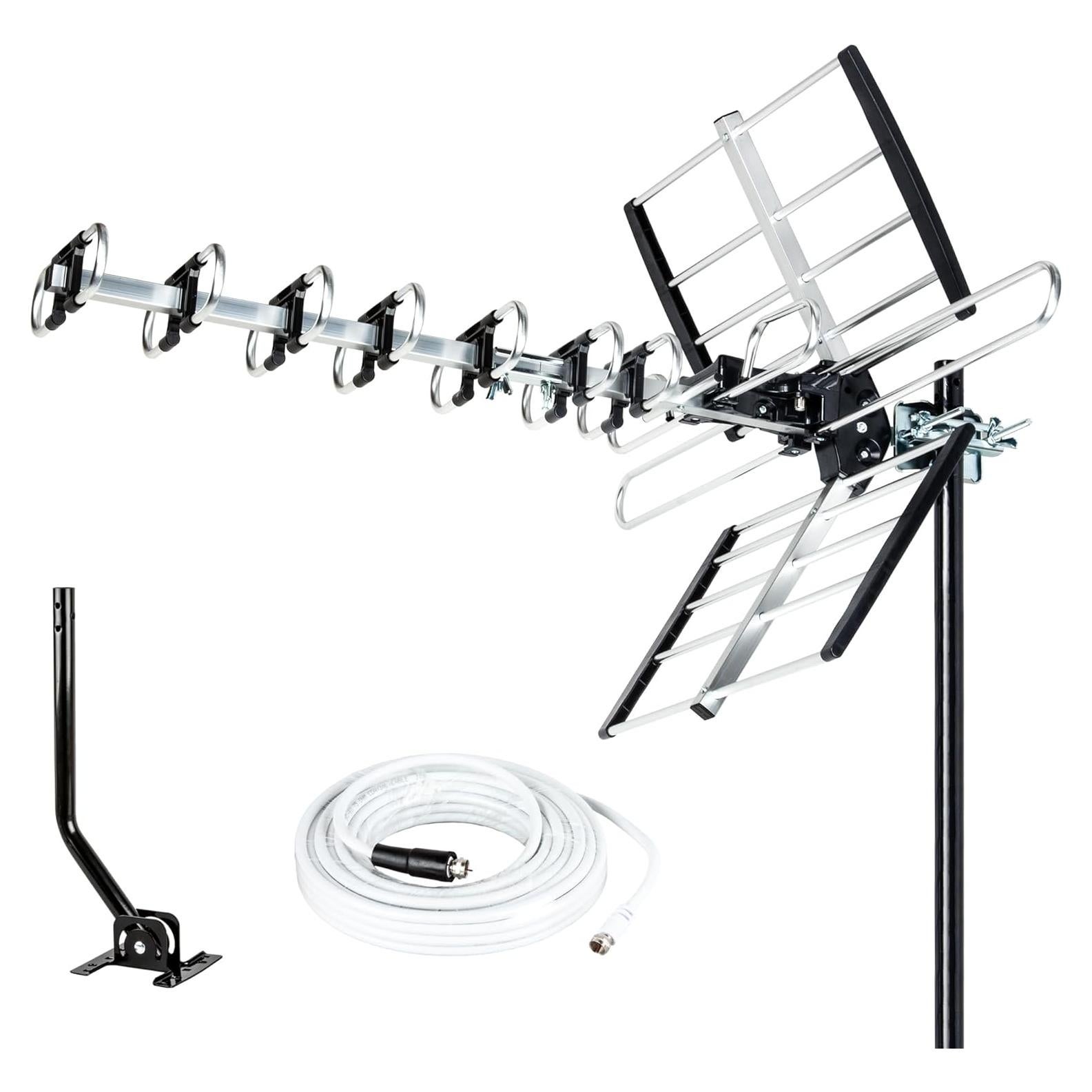 Antena HDTV Five Star 2025 Yagi 200 Millas 4K VHF/UHF