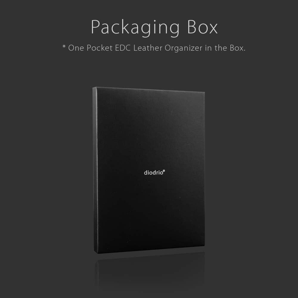 EDC Leather Pocket Organizer, Pocket Slip, Pocket Knife Pouch, EDC Carrier, with Pen Loop, Everyday Carry Organizers, Full Grain Leather. Chestnut.