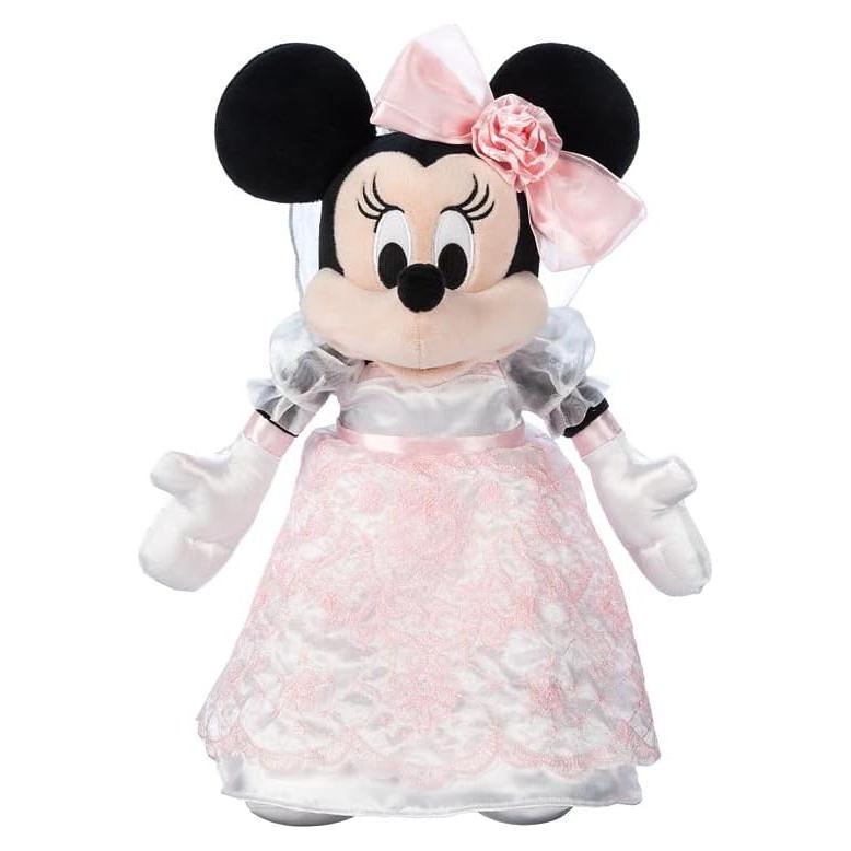 Peluche de Boda Minnie Mouse Disney 30.48 cm con Vestido de Satén