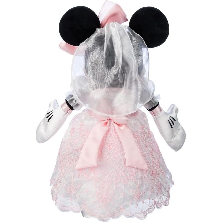 Peluche de Boda Minnie Mouse Disney 30.48 cm con Vestido de Satén