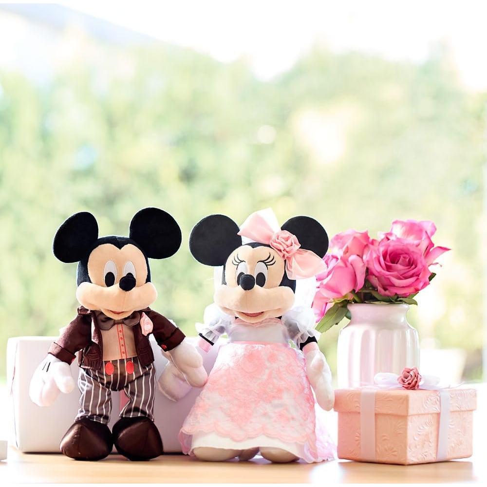 Peluche de Boda Minnie Mouse Disney 30.48 cm con Vestido de Satén