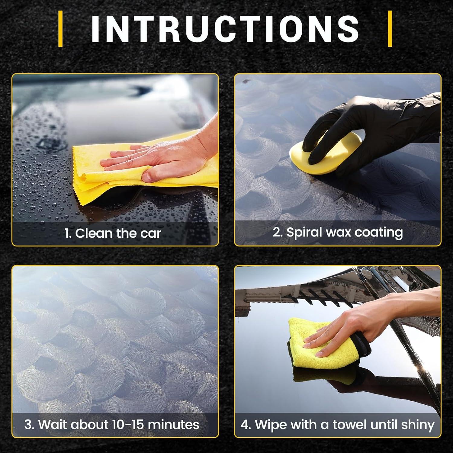 Cera para Automóviles Greedy Tree 200g Brillo Alto Protección UV