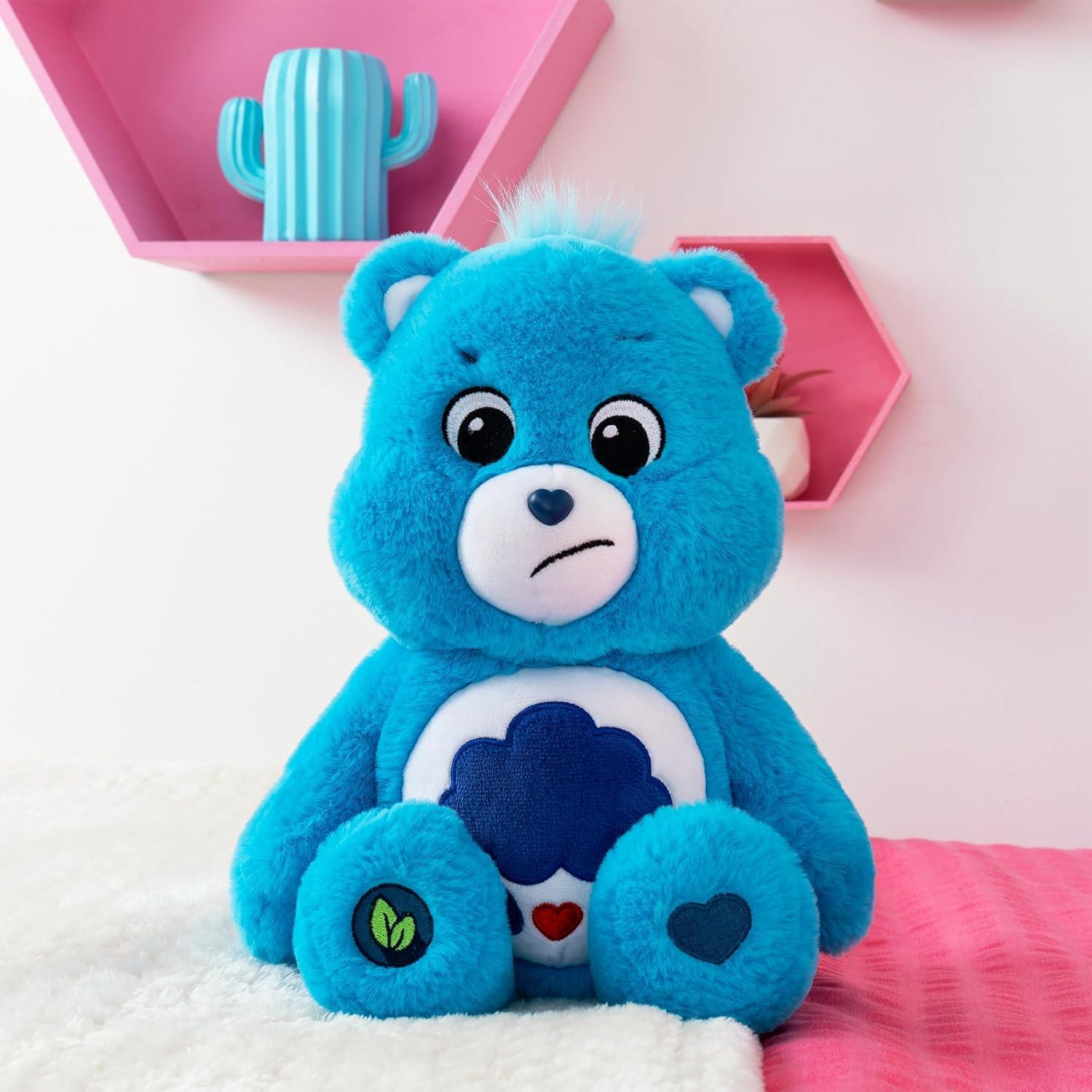 Care Bears Oso Gruñón 35.56 cm - Peluche Azul Sostenible