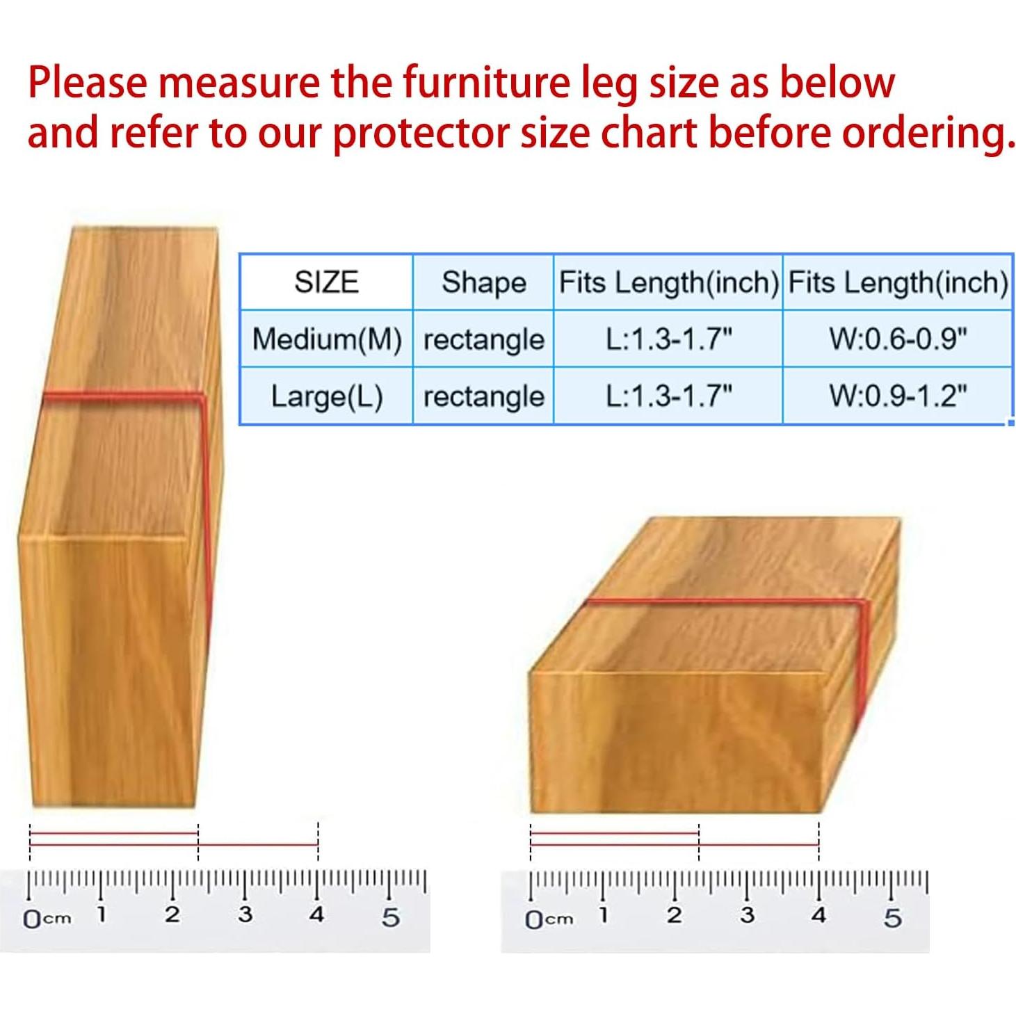 Paquete de 16 Protectores de Piso Yarehand Silicona Madera