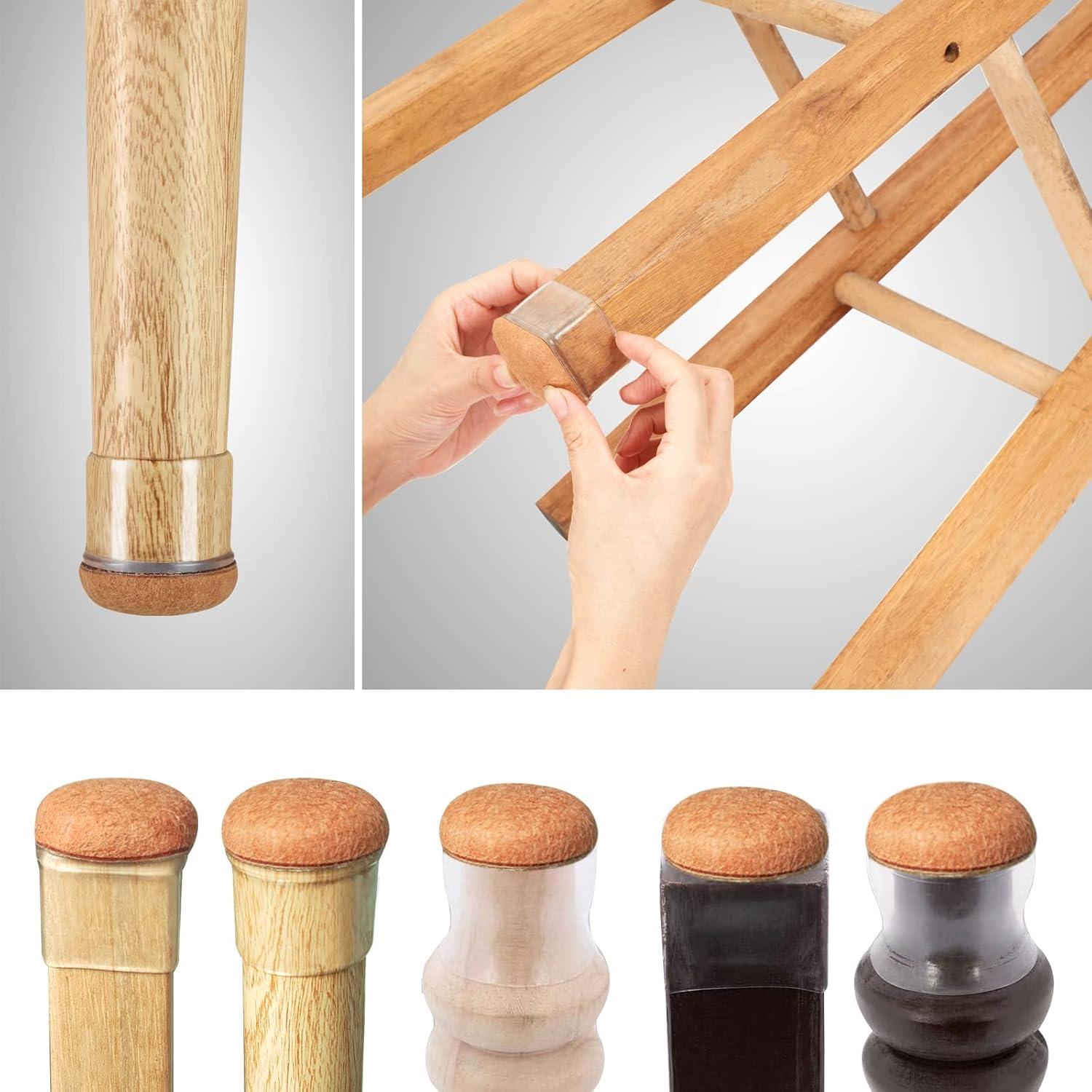 Paquete de 16 Protectores de Piso Yarehand Silicona Madera