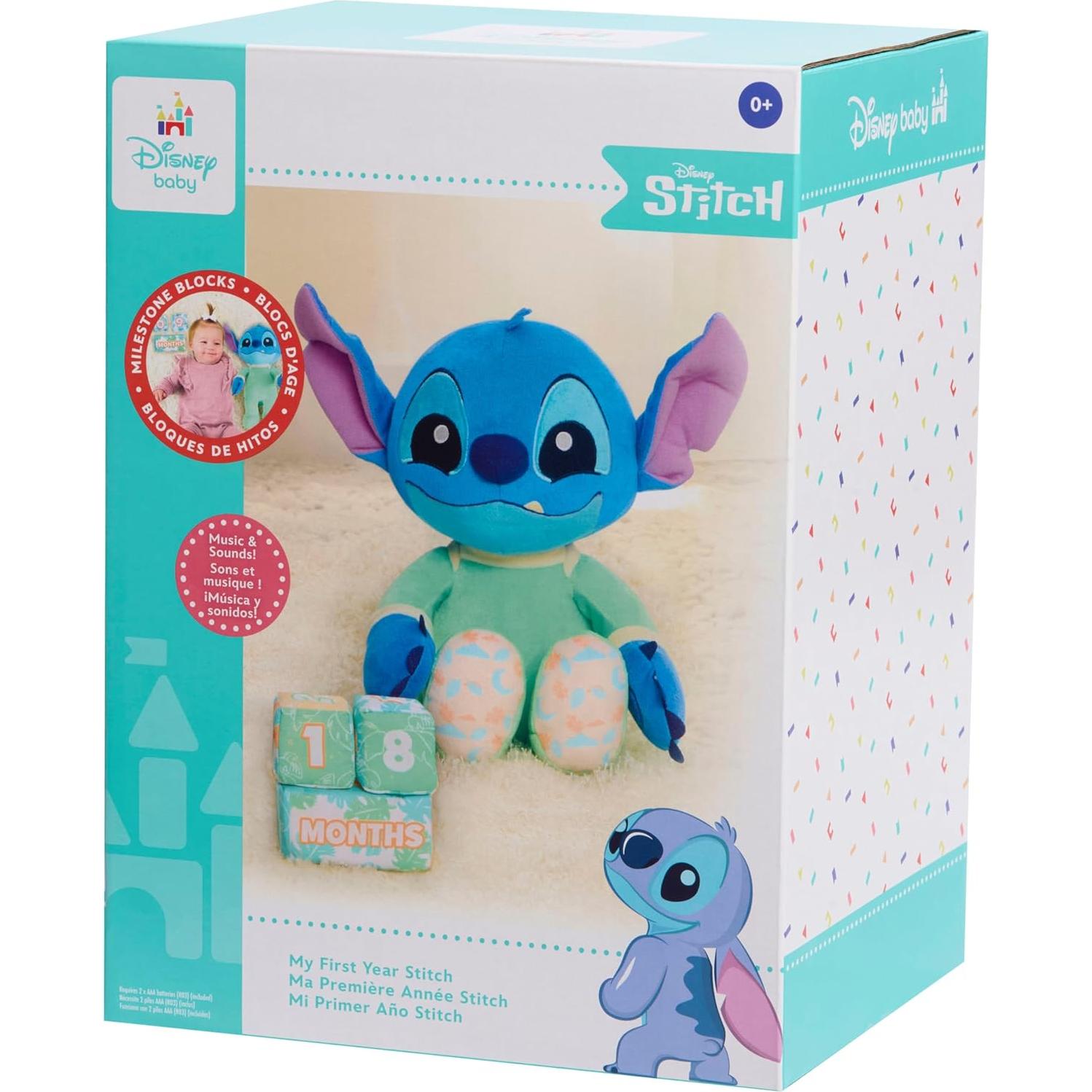 Juguete de Peluche Disney Baby Mi Primer Año Stitch 26.67 cm