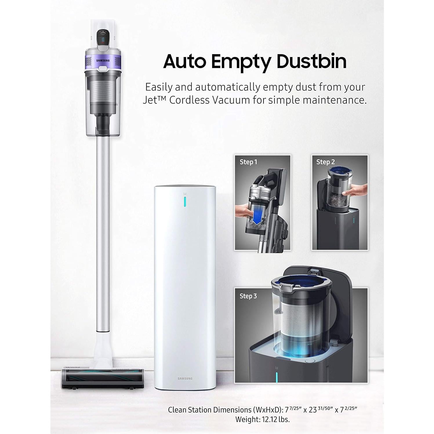 Aspiradora Inalámbrica Samsung Jet 70 + Estación Limpieza