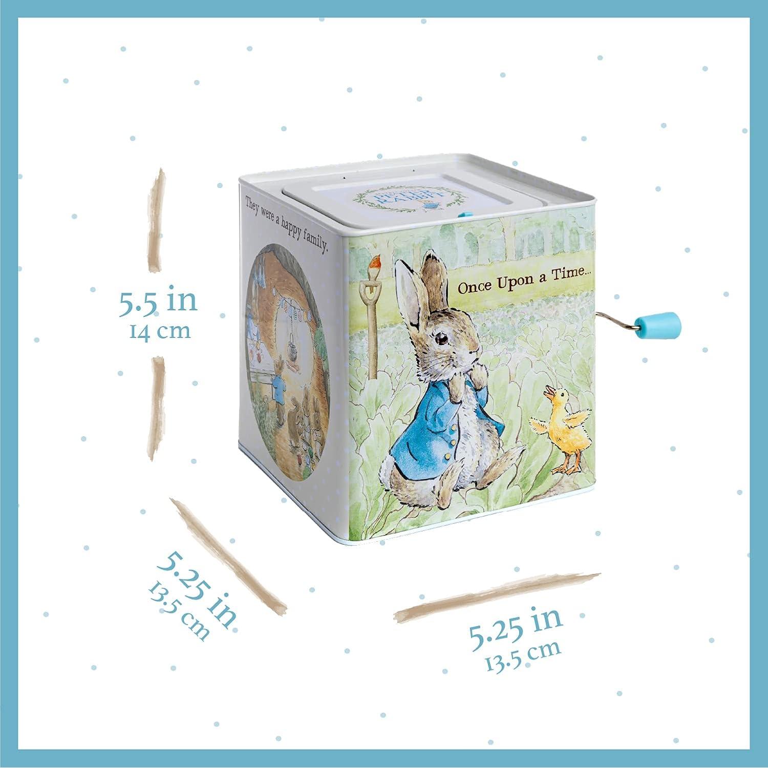 Jack-in-the-Box Peter Rabbit Kids Preferred 16.5x13x14.3cm