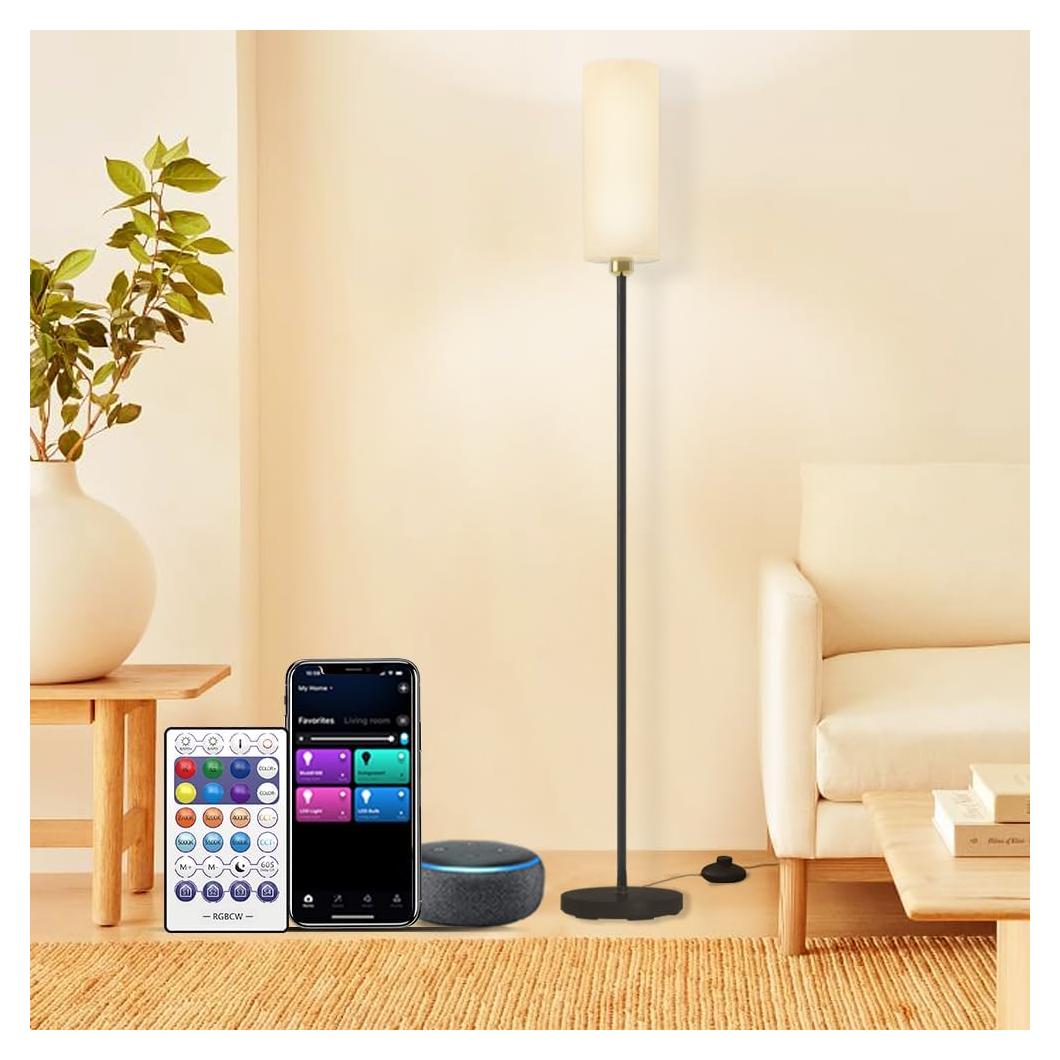 Lámpara de Pie Inteligente YHW RGB Control Remoto 2.4G