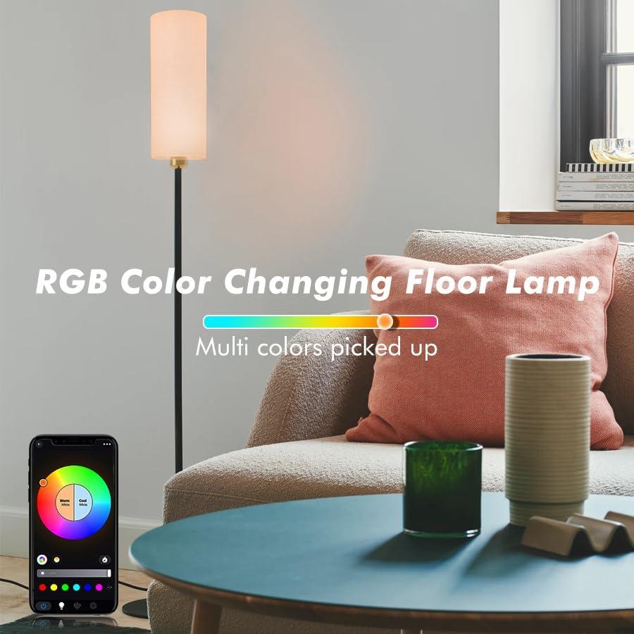 Lámpara de Pie Inteligente YHW RGB Control Remoto 2.4G
