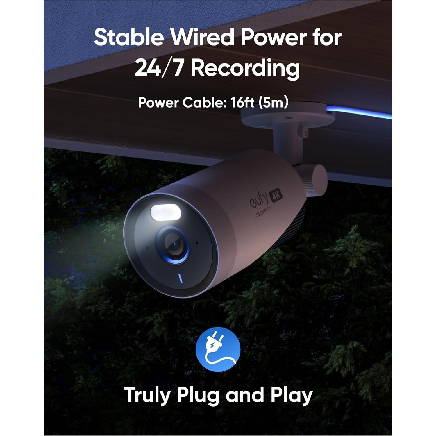 Kit de 2 Cámaras de Seguridad eufyCam E330 4K Wi-Fi