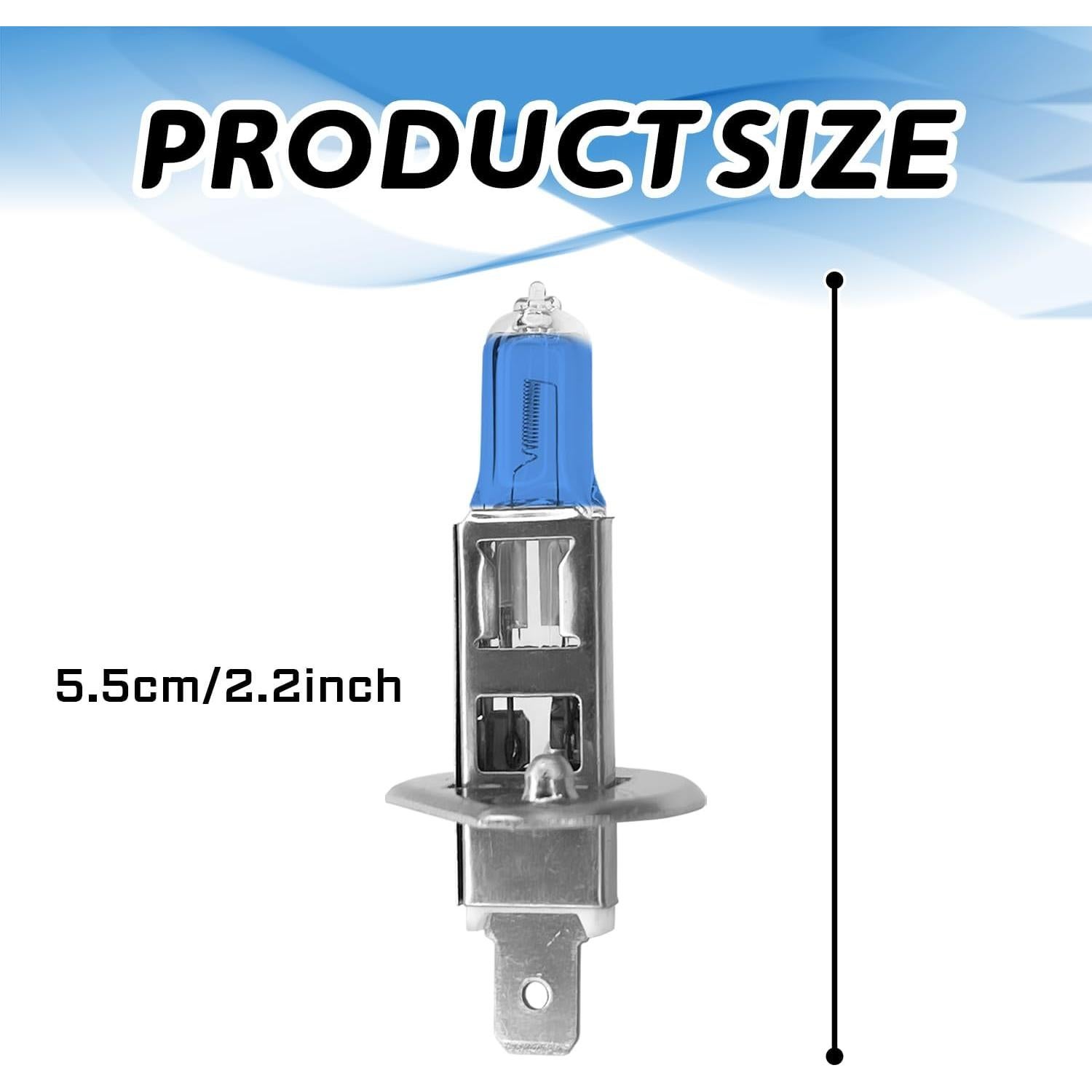 Bombilla Halógena H1 SamWinGear 100W Ultra Blanca 6000K