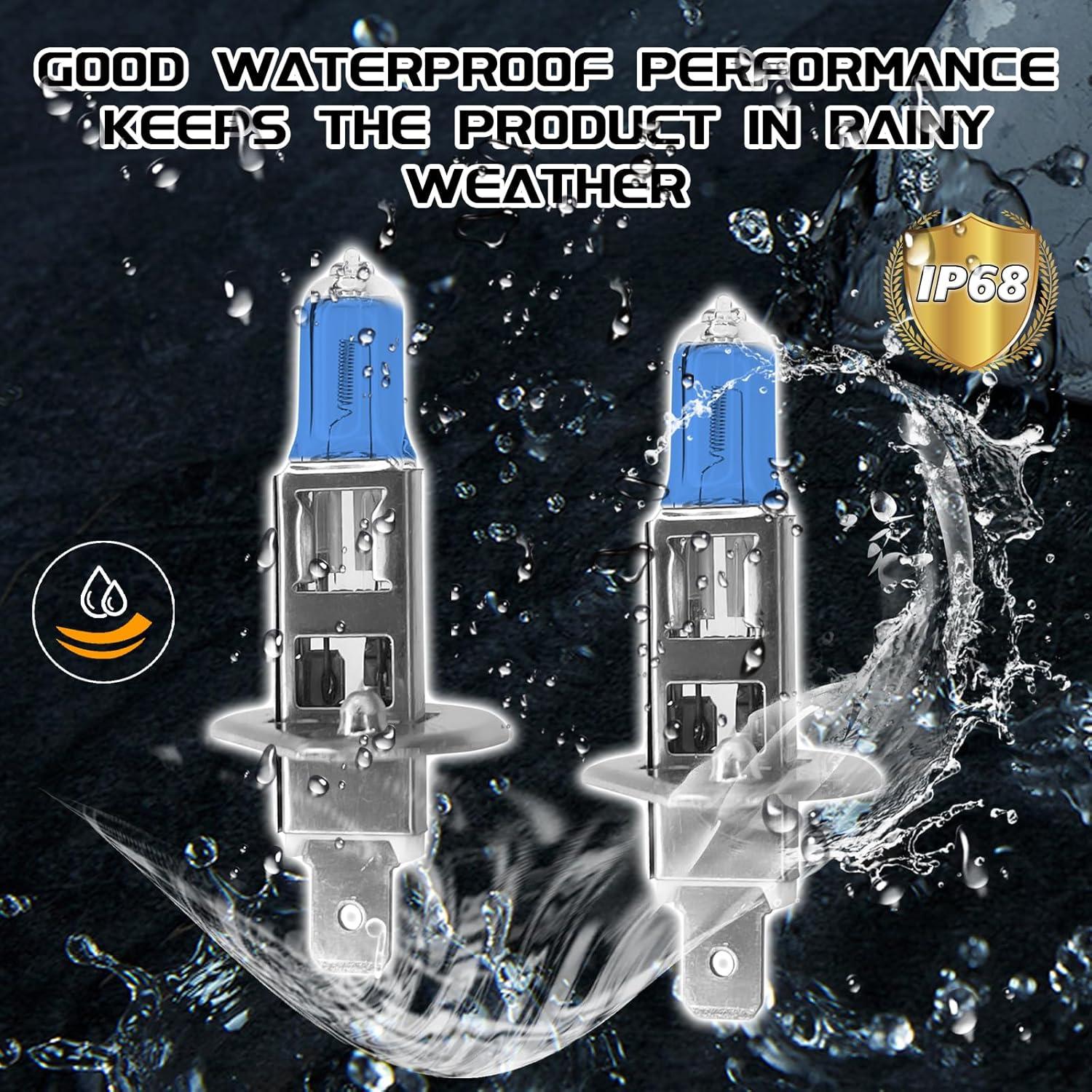 Bombilla Halógena H1 SamWinGear 100W Ultra Blanca 6000K