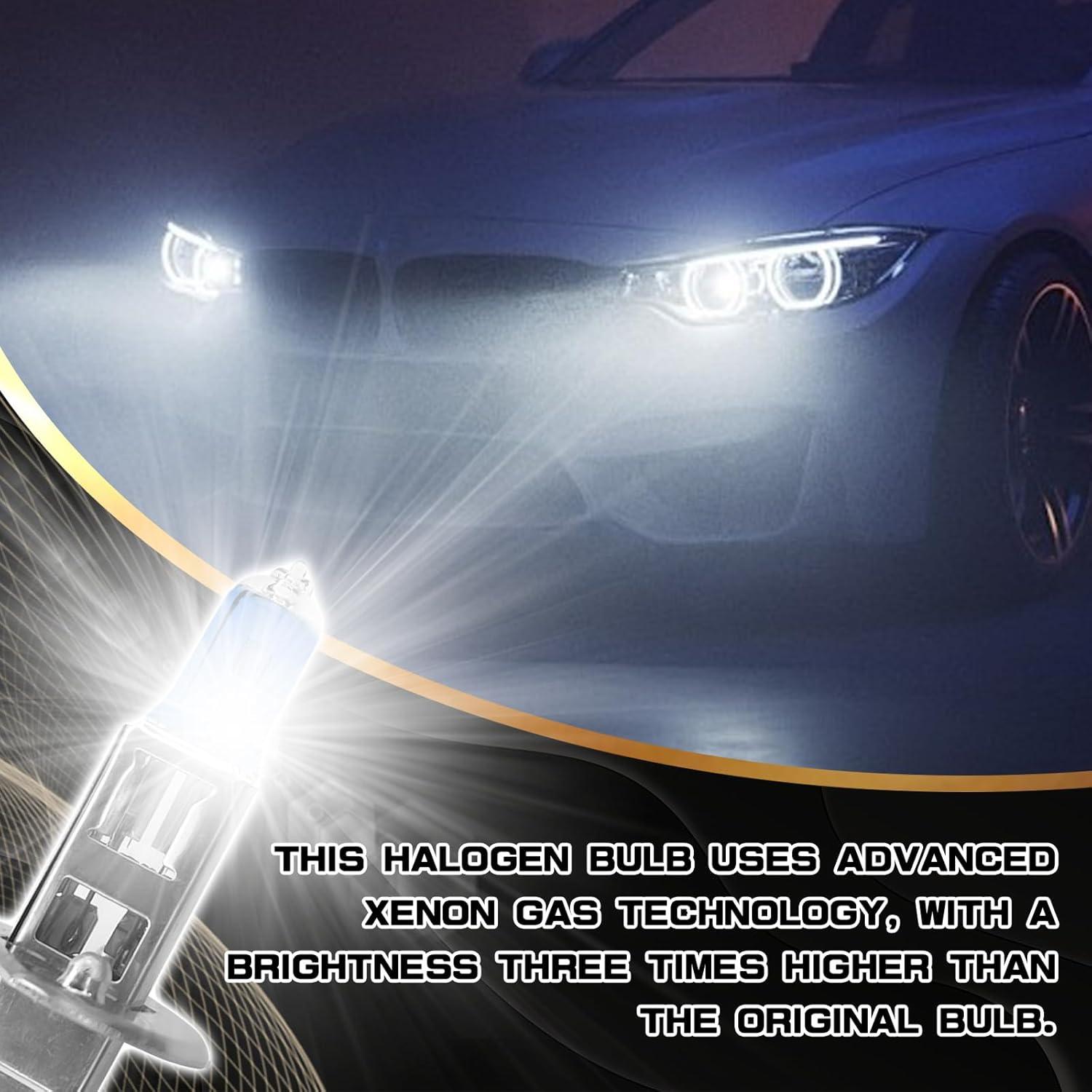 Bombilla Halógena H1 SamWinGear 100W Ultra Blanca 6000K