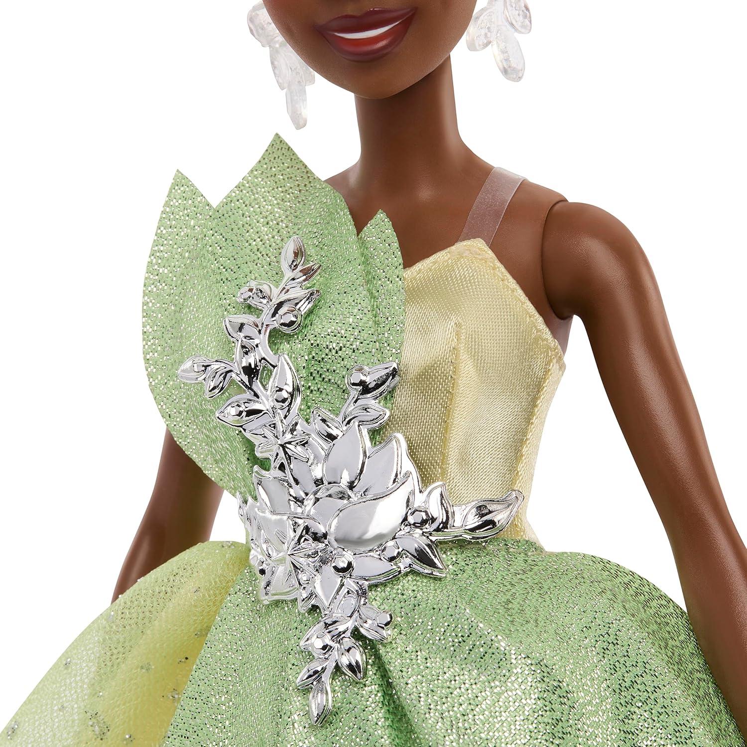Muñeca Coleccionista Tiana 100 Años Disney Mattel 30 cm