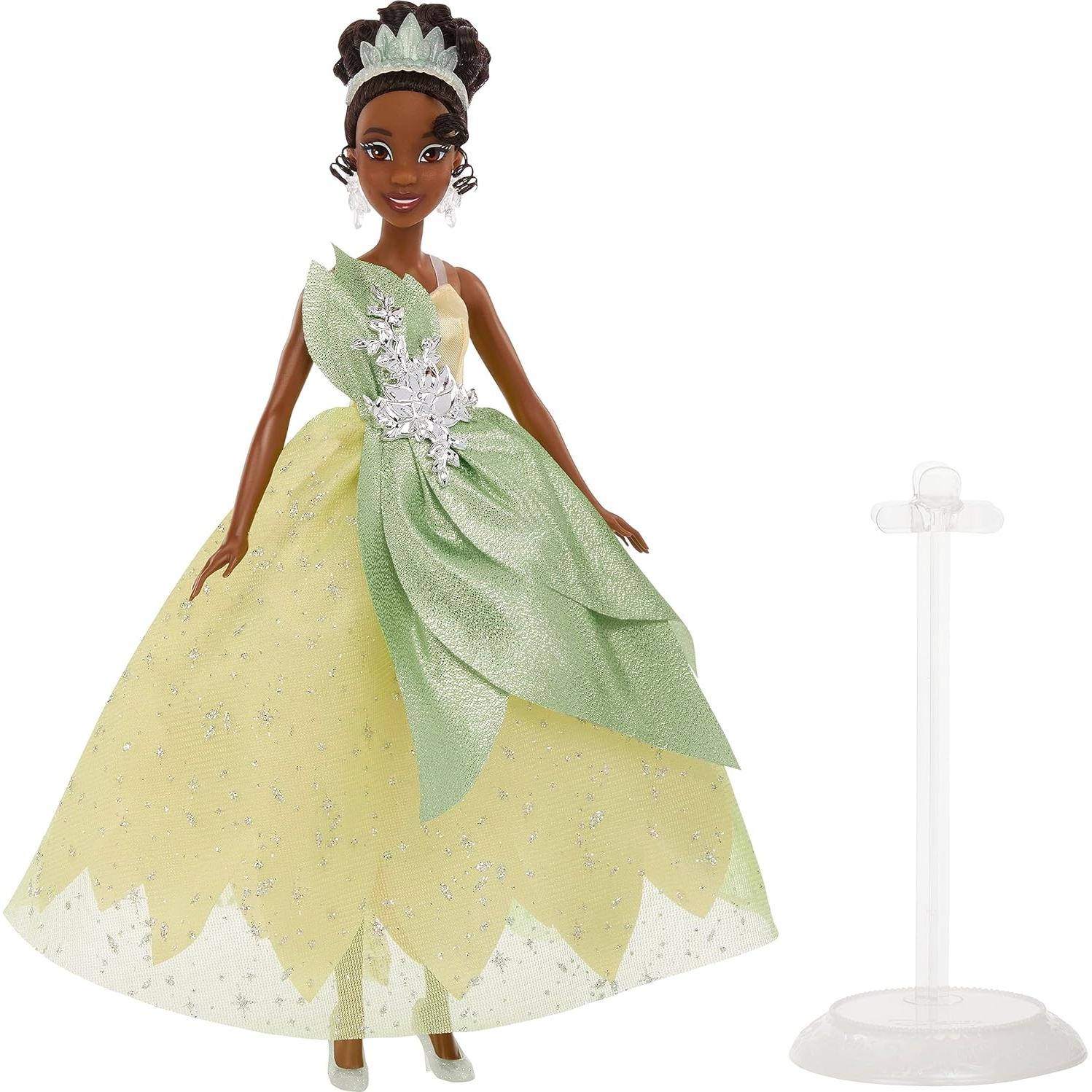 Muñeca Coleccionista Tiana 100 Años Disney Mattel 30 cm