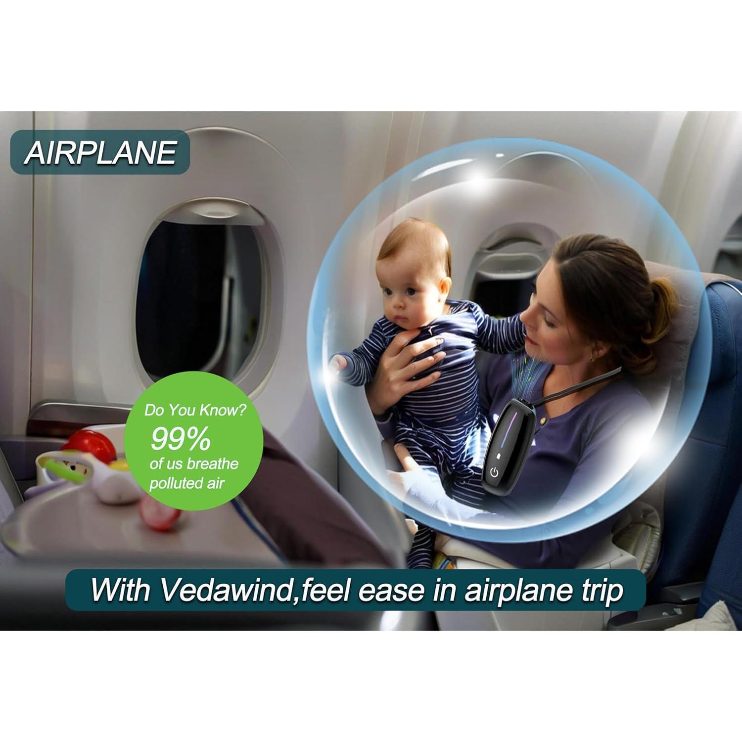 Purificador de Aire Portátil Vedawind Air10 Pro Mini 42g