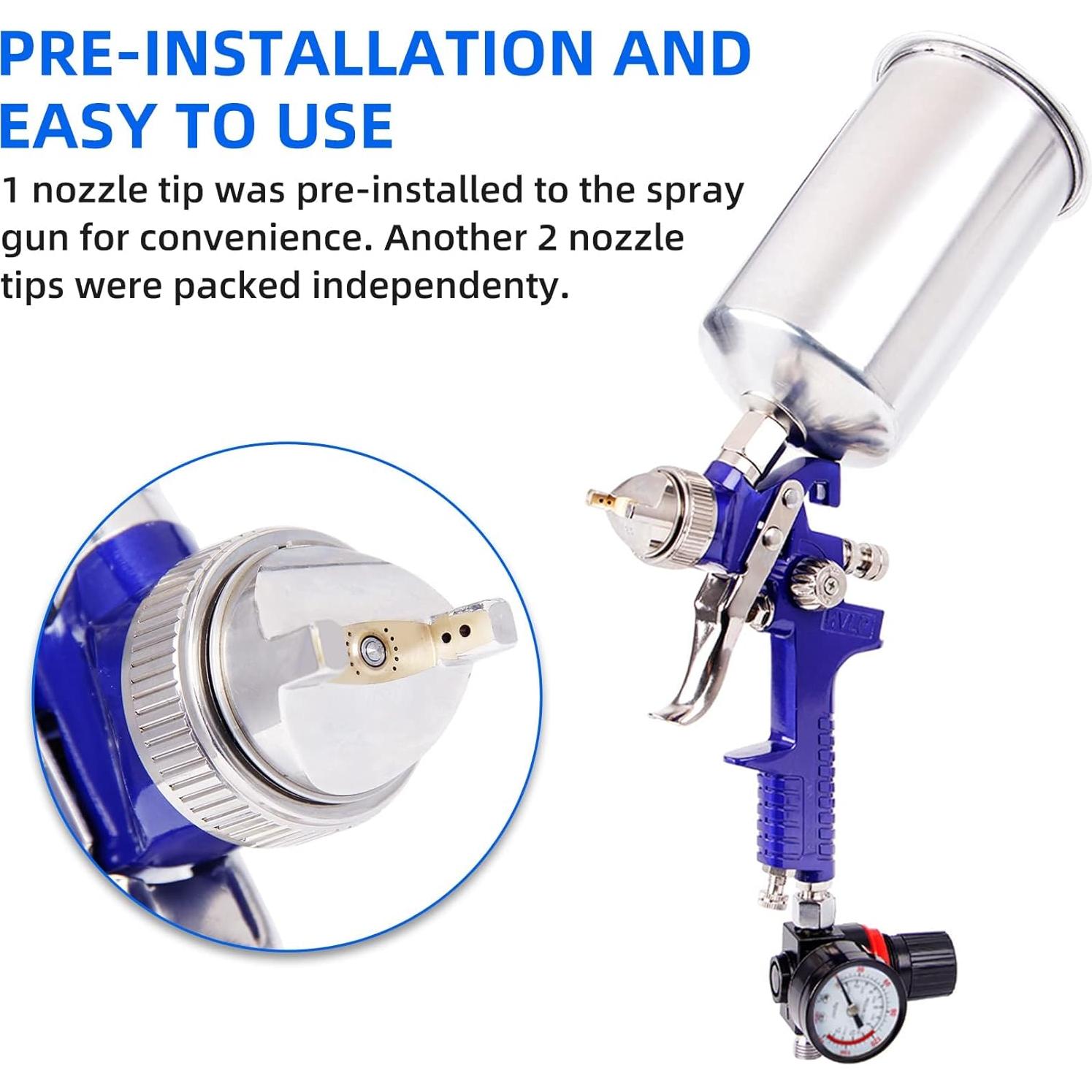 Pistola de Pulverización HVLP BANG4BUCK 1000cc 1.4-2.5mm