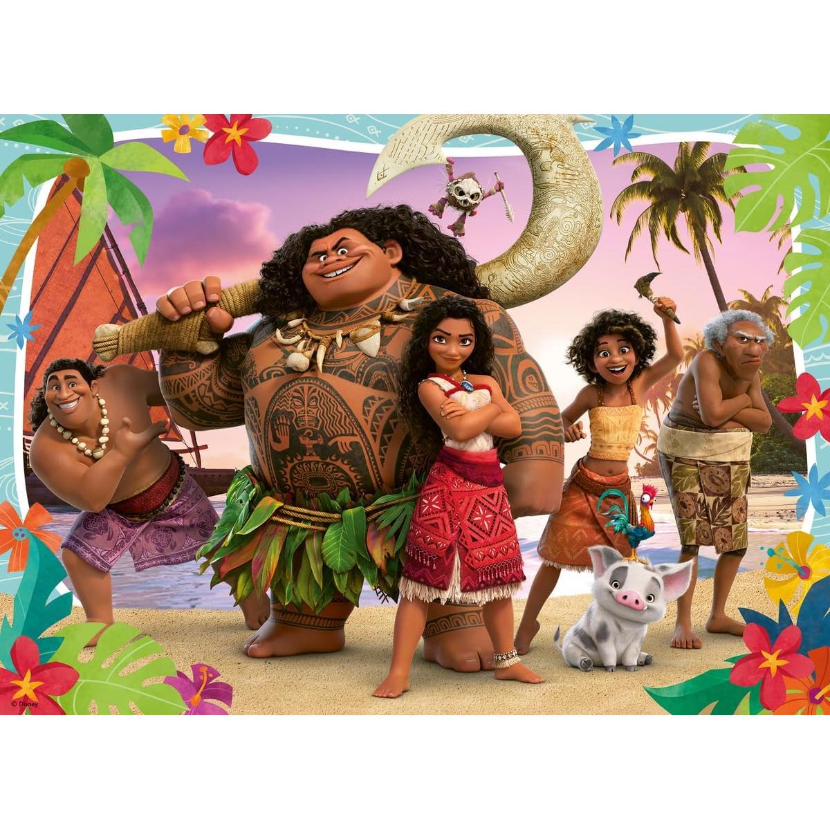 Rompecabezas Ravensburger Moana 2 - 4x100 Piezas 36x26 cm