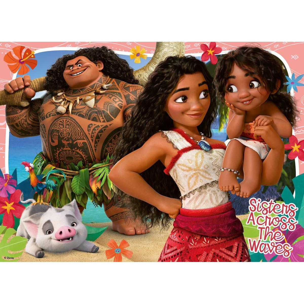 Rompecabezas Ravensburger Moana 2 - 4x100 Piezas 36x26 cm