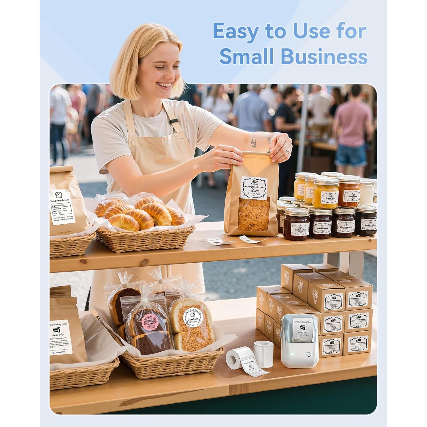 Impresora de Etiquetas Térmica NIIMBOT B1 Portátil 50x30mm