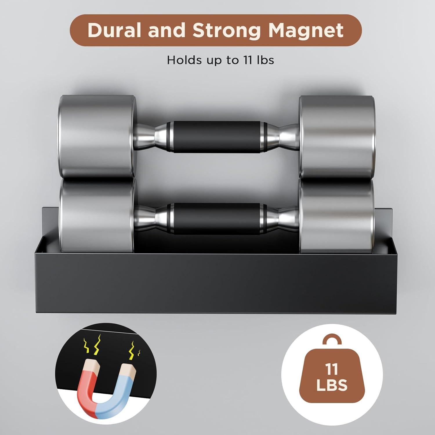 Estante Magnético para Especias Agotglmi - 4 Estantes y 24 Frascos