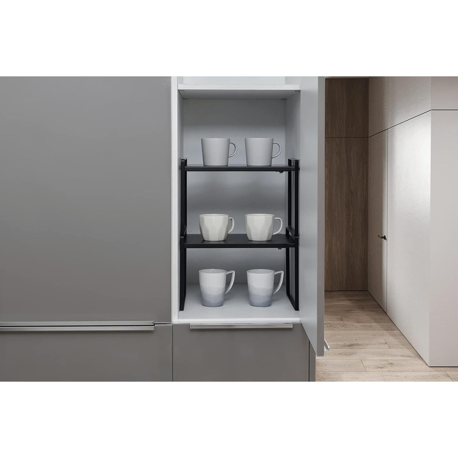 Estante Organizador Expandible Nxconsu para Gabinete Negro