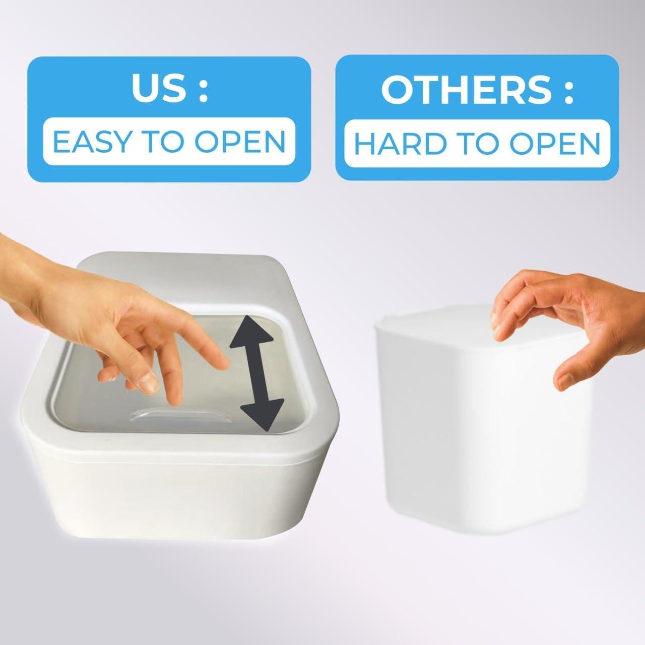 Contenedor de cápulas de lavandería Skywin Blanco 30x22x11.4 cm