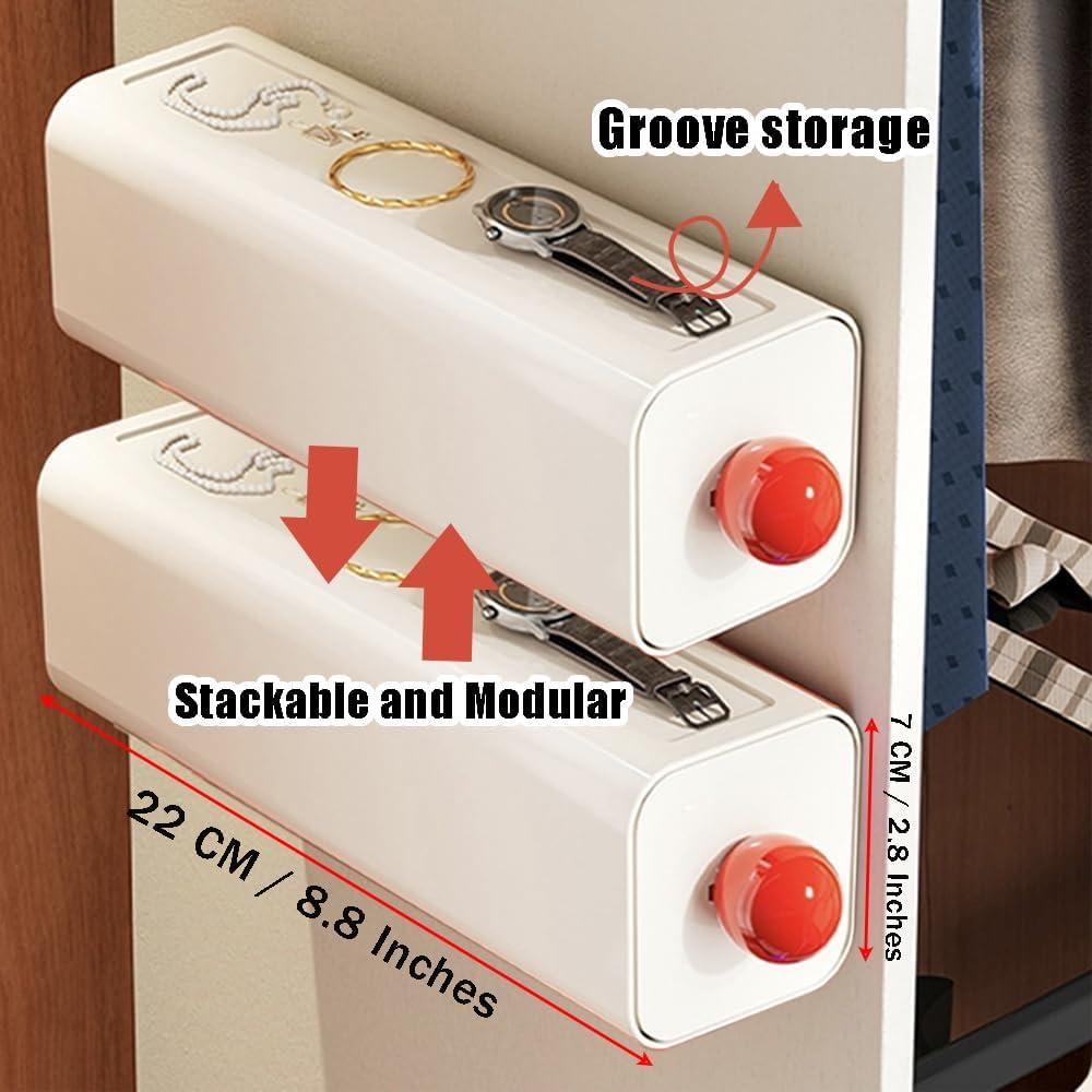 Contenedor de Almacenamiento Colgante OULIGET para Cápsulas de Lavavajillas y Detergente - Blanco