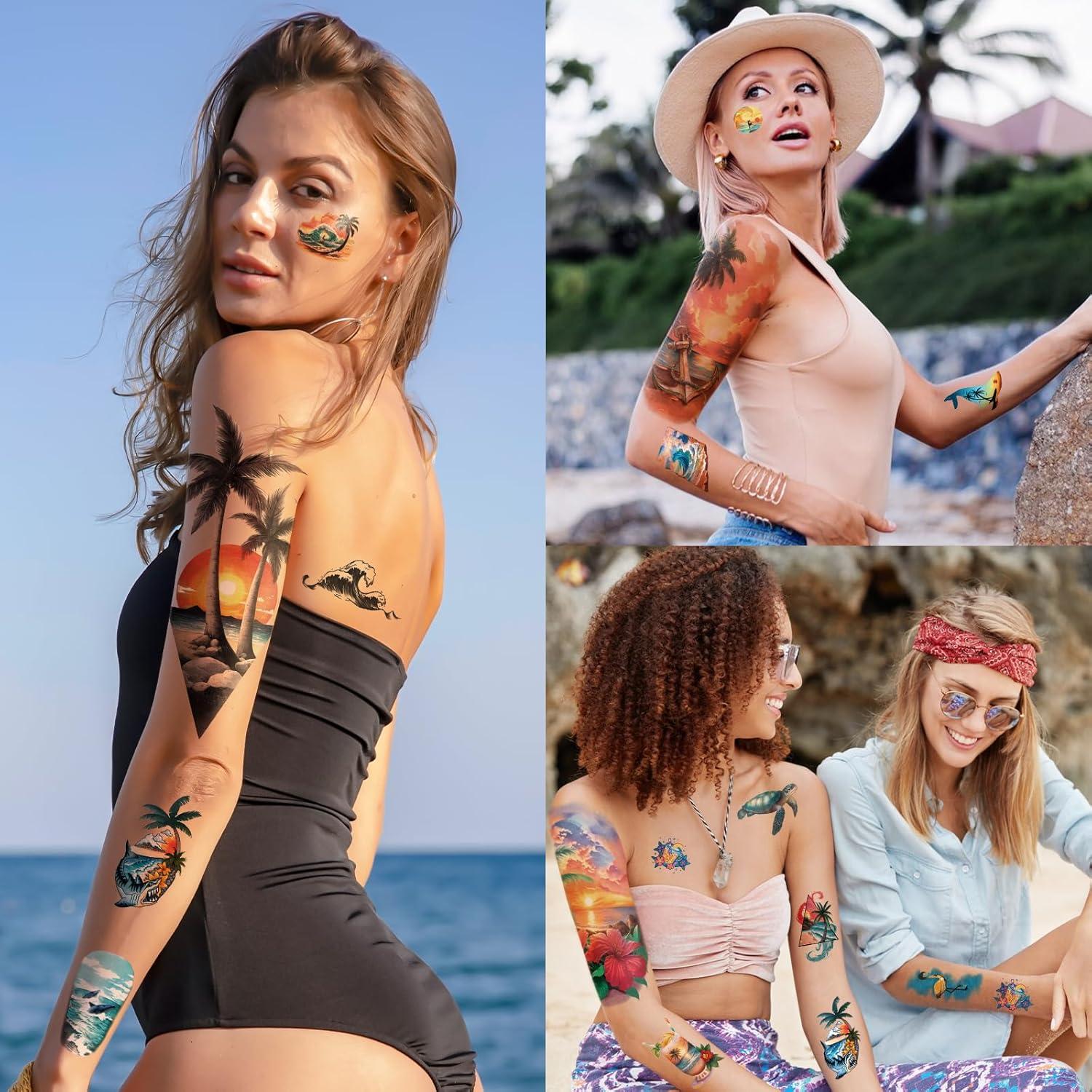 77 Hojas de Tatuajes Temporales Atydkug para Adultos y Niños